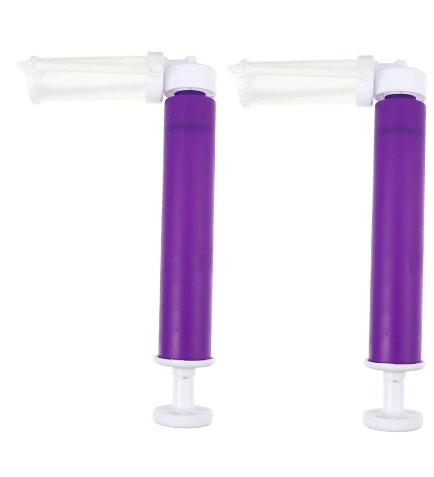 CRAFTHROU 2pcs Cake Sprayer Cake Coloring Spray Manual Cake Coloring Airbrush Cake Pump Sprayer Plastic Purple - Buy Online on SooperMarket.com