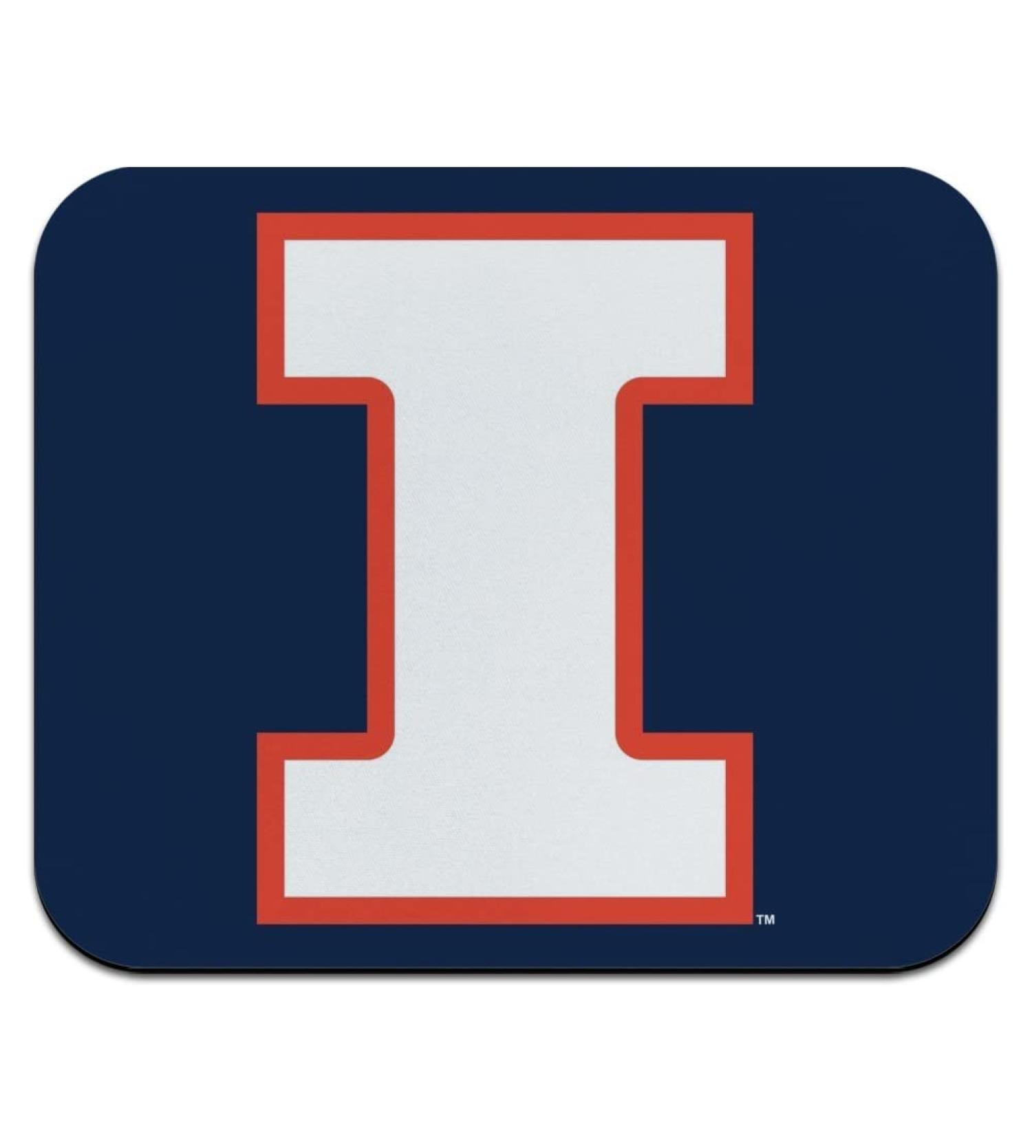 University of Illinois Fighting Illini Logo Low Profile Thin Mouse Pad - Officially Licensed College Merchandise - Buy Online on SooperMarket.com