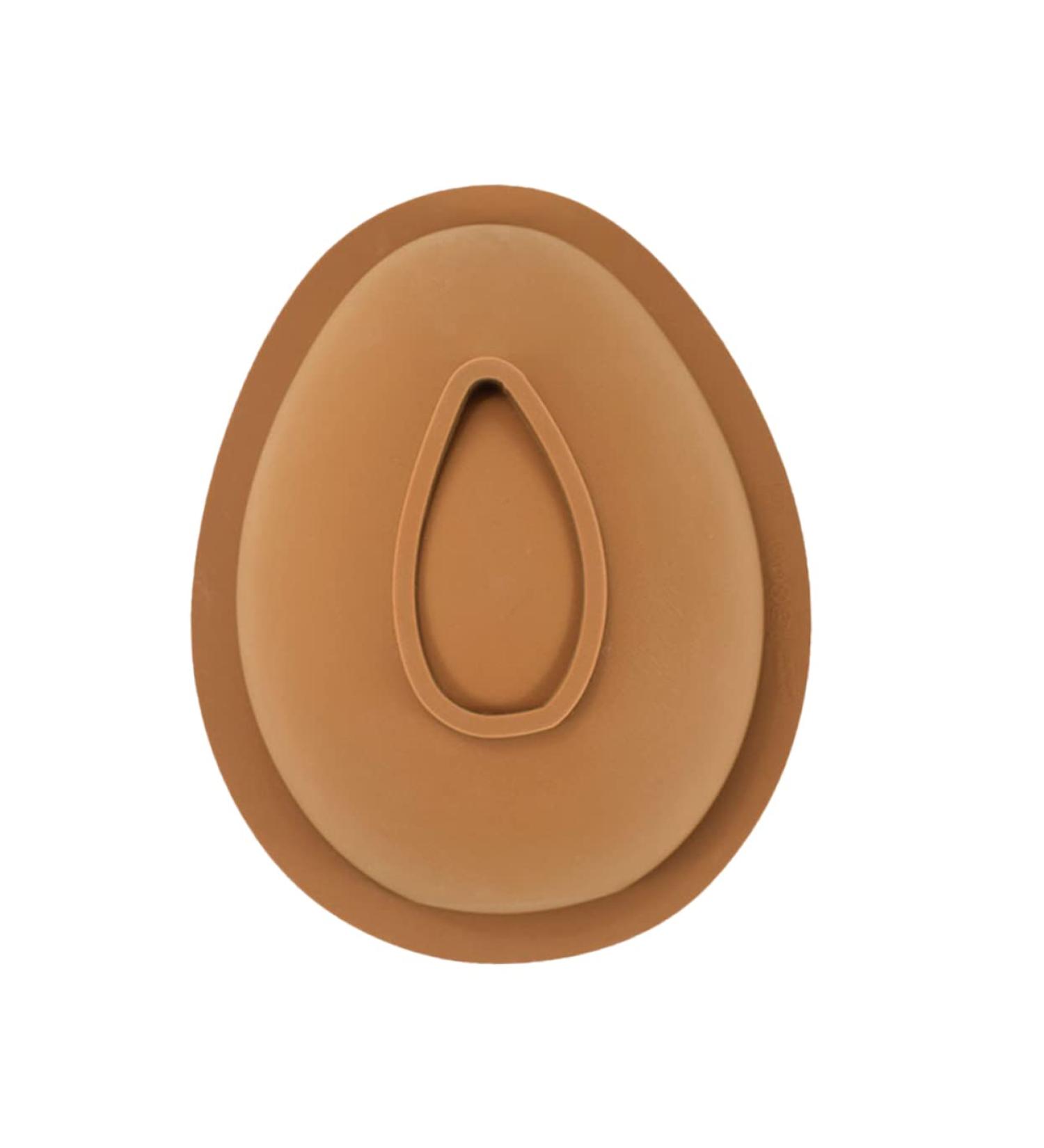 IMIKEYA Egg Silicone Mold Handmade Soap Easter Egg Resin Easter Chocolate Molds Candy Easter Party Molds Bistuit Easter Egg Cake Silicone Dessert Molds Egg Shape Mousse Cake Silica Gel 3D 12.3X9.5X4CM Coffee - Buy Online on SooperMarket.com