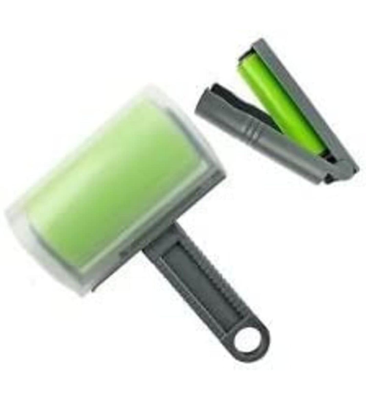 Best Sticky Gel Lint Roller Cleaner | Washable Pet Hair Remover Set | Reusable for Clothes & Car Seats - Green - Buy Online on SooperMarket.com