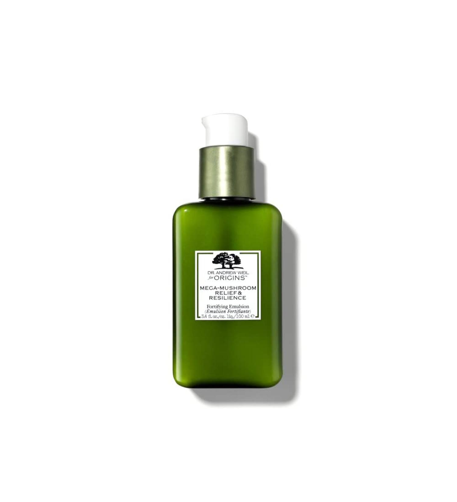 DR. ANDREW WEIL FOR ORIGINS Mega-Mushroom Relief & Resilience Fortifying Emulsion 100ml. Patchouli