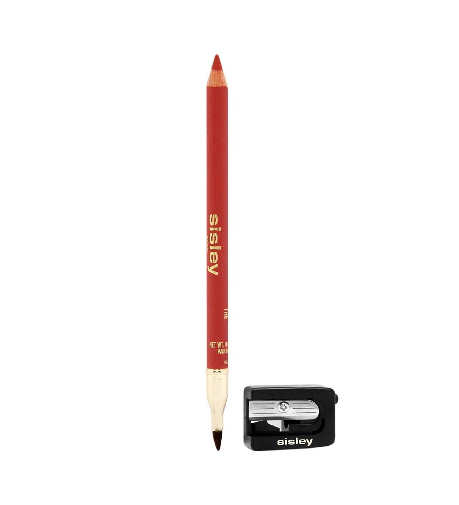 Sisley Women's Phyto-Levres Perfect Lipliner with Lip Brush and Sharpener  3 Rose  0.04 Ounce  3 Rose 0.04 Ounce