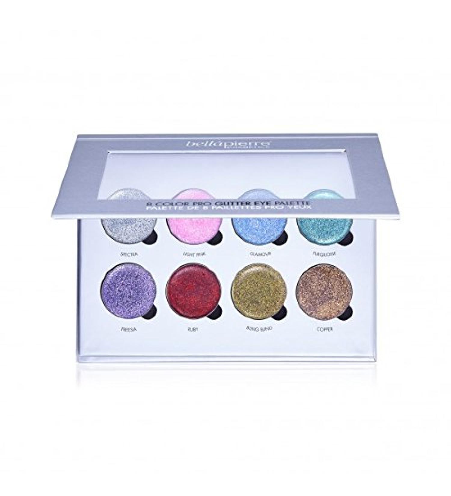bellapierre 8 color pro glitter palette 1 Count