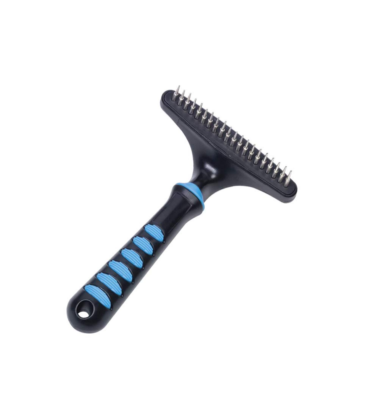 Nobby COMFORT LINE detangling comb with red tines 20 teeth 1 piece