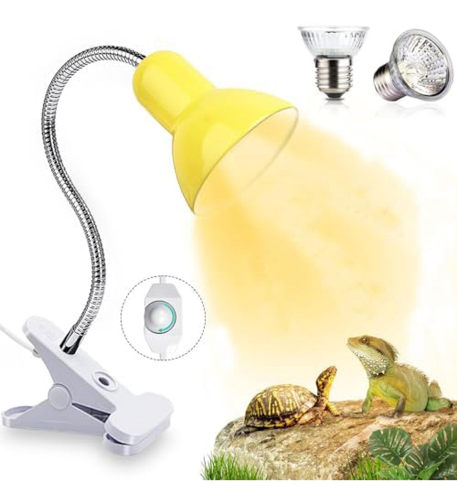 Shengruili Turtle Heat Lamp - 25W & 50W Reptile Terrarium Light | Optimal Heat for Turtles & Reptiles - Buy Online on SooperMarket.com