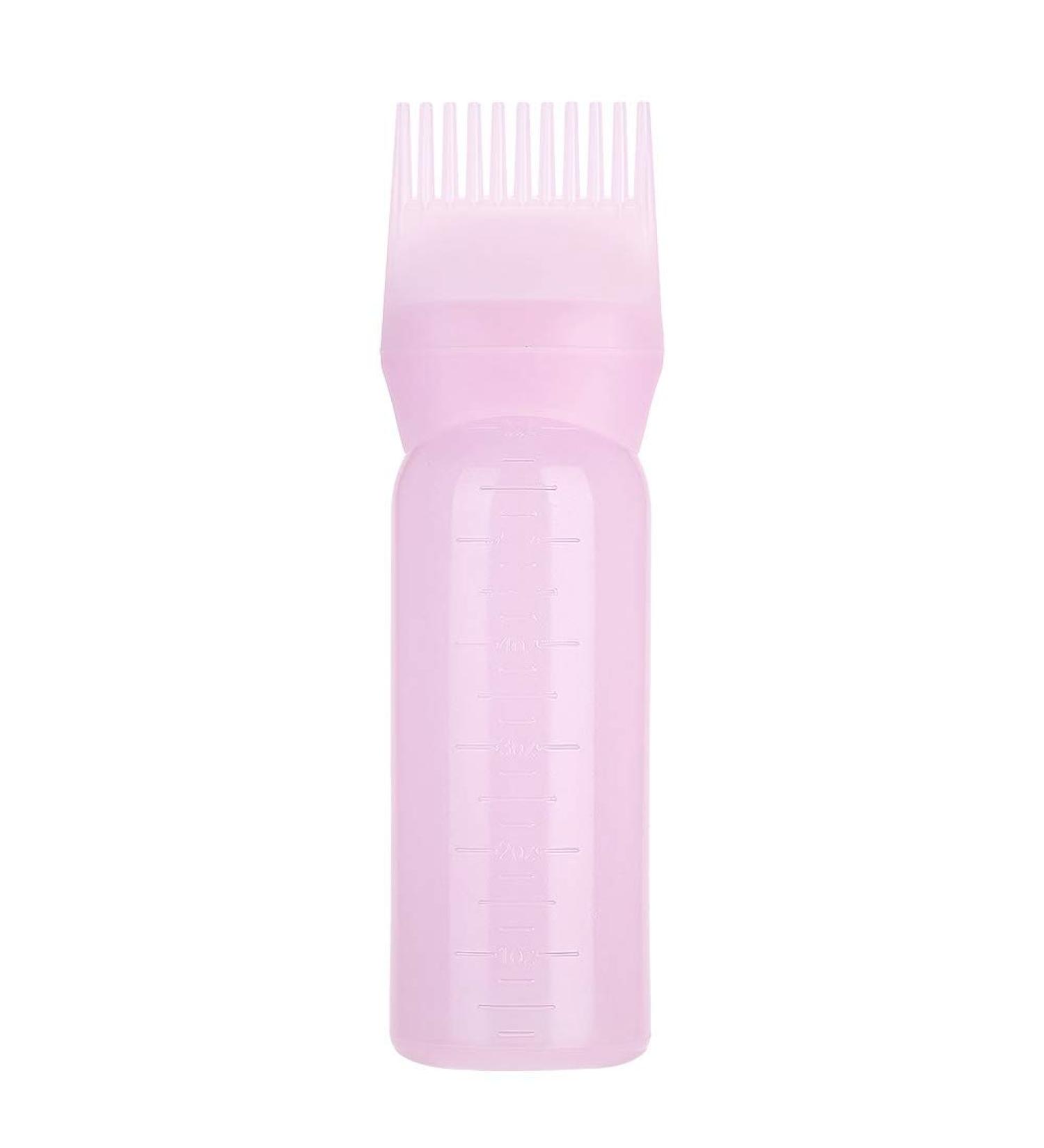 3 Colors Hair Dyeing Bottle Brush Shampoo Hair Colour Oil Comb Applicator Tool for Hair Dyeing Brush (pink) - Buy Online on SooperMarket.com