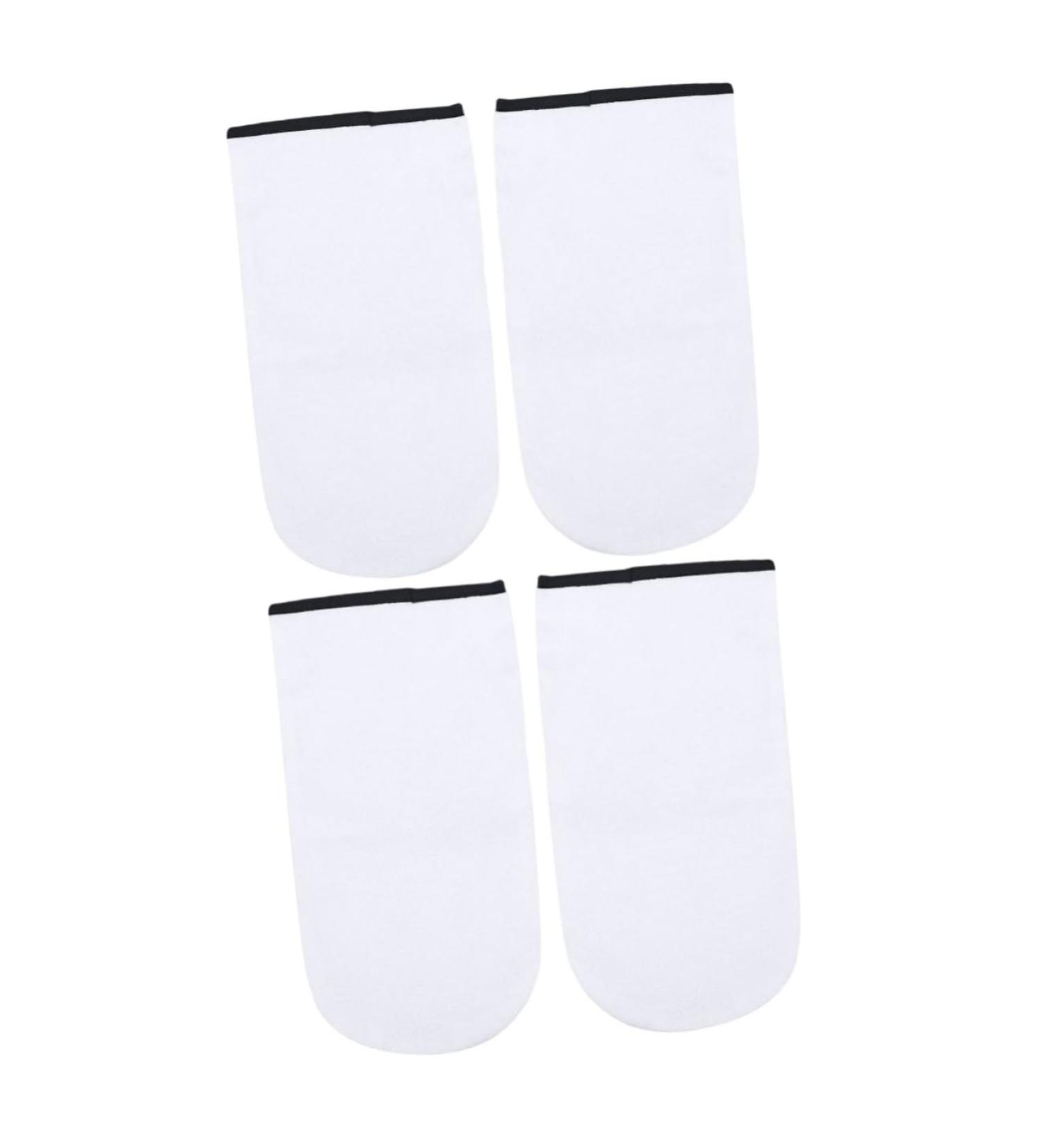 FOMIYES 4 Pairs Hand Treatment Mitts Mittens Wax Gloves Bath Gloves Moisturizing Gloves Overnight Soft Cotton Gloves for Sleeping Skin Care Gloves Spa Gloves Keep Warm White Gel - Buy Online on SooperMarket.com