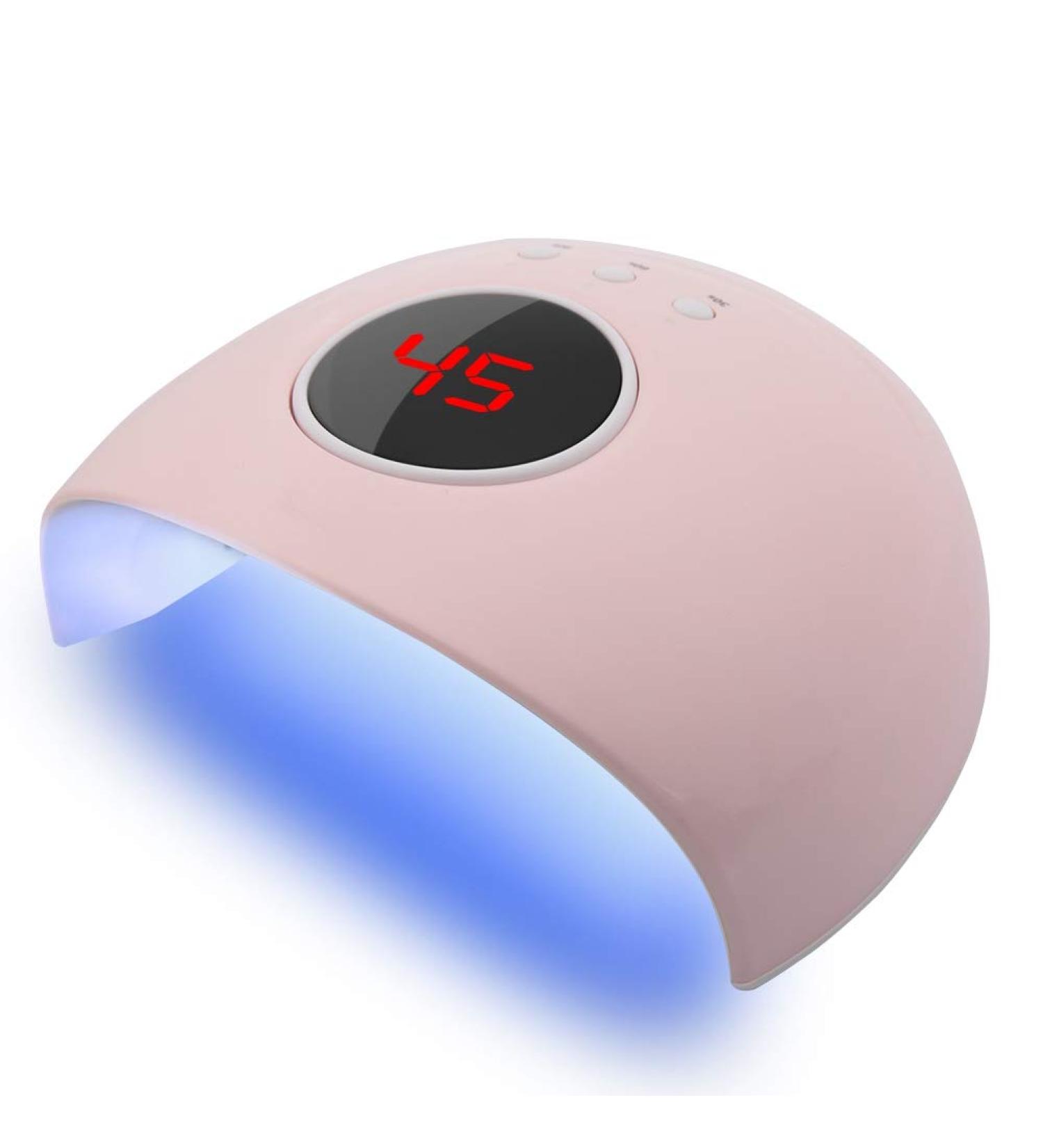Nail Lamp 24W UV LED Nail Dryer Painless Curing Lamp with Automatic Sensor LCD Display 3 Timer Setting UV Nail Dryer for Fingernail & Toenail Gel Polish - Buy Online on SooperMarket.com