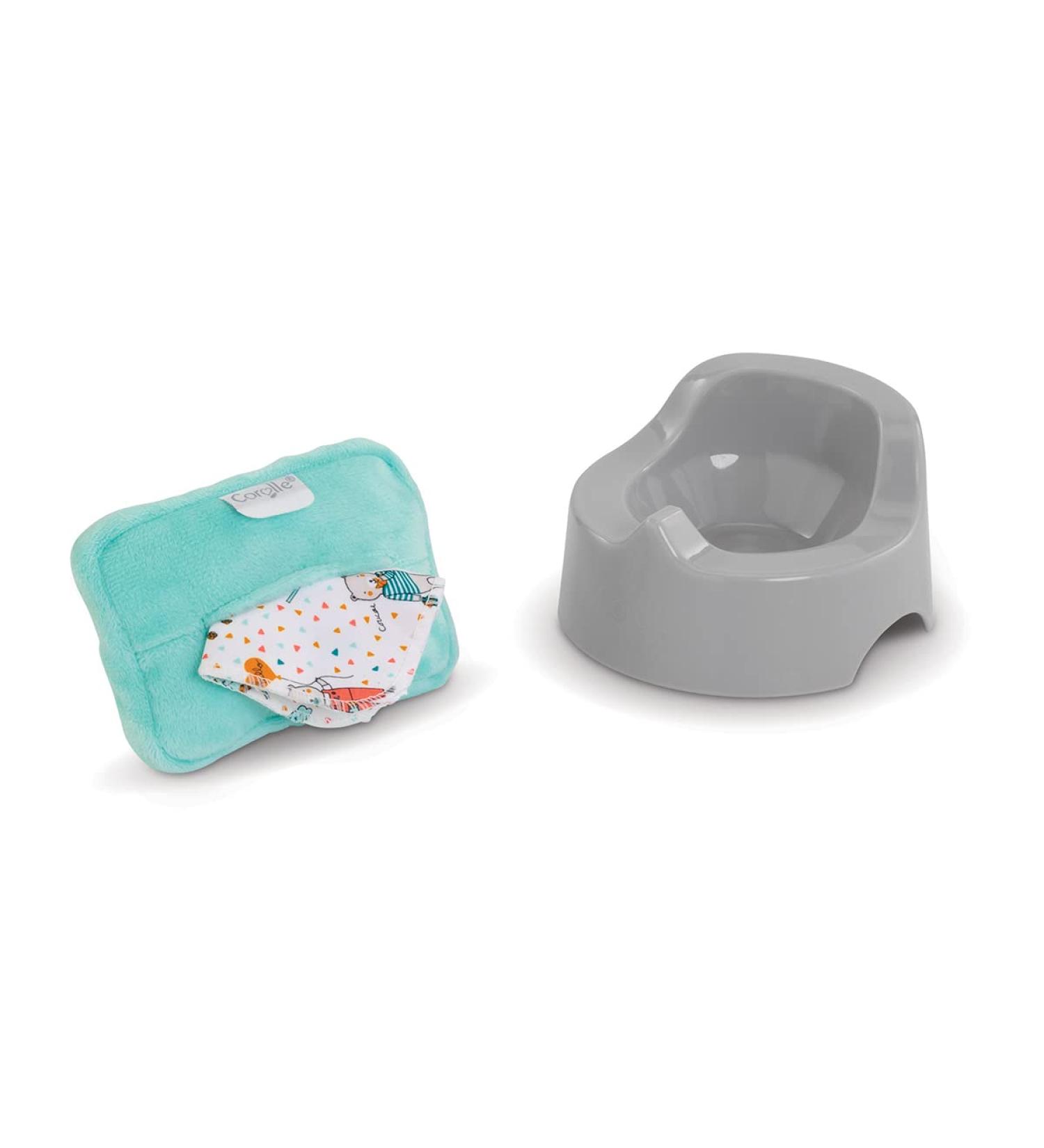 Corolle 9000110750 - Ma Premiere Poupee Potty Towel Dispenser for All 30-36 cm Baby Dolls from 18 Months