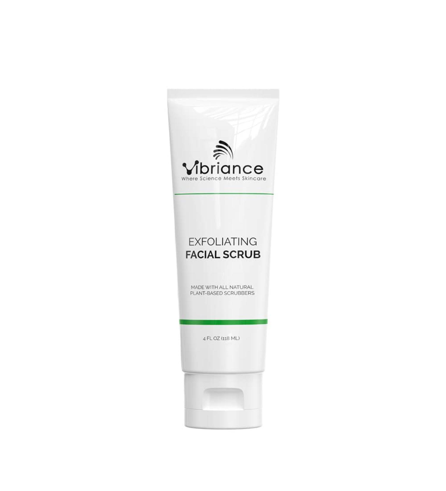 Vibriance Ultra-Gentle Exfoliating Facial Scrub and Cleanser, 4 fl oz - Unclogs Pores, Renews Skin | Sulfate-free, Paraben-free - Buy Online on SooperMarket.com