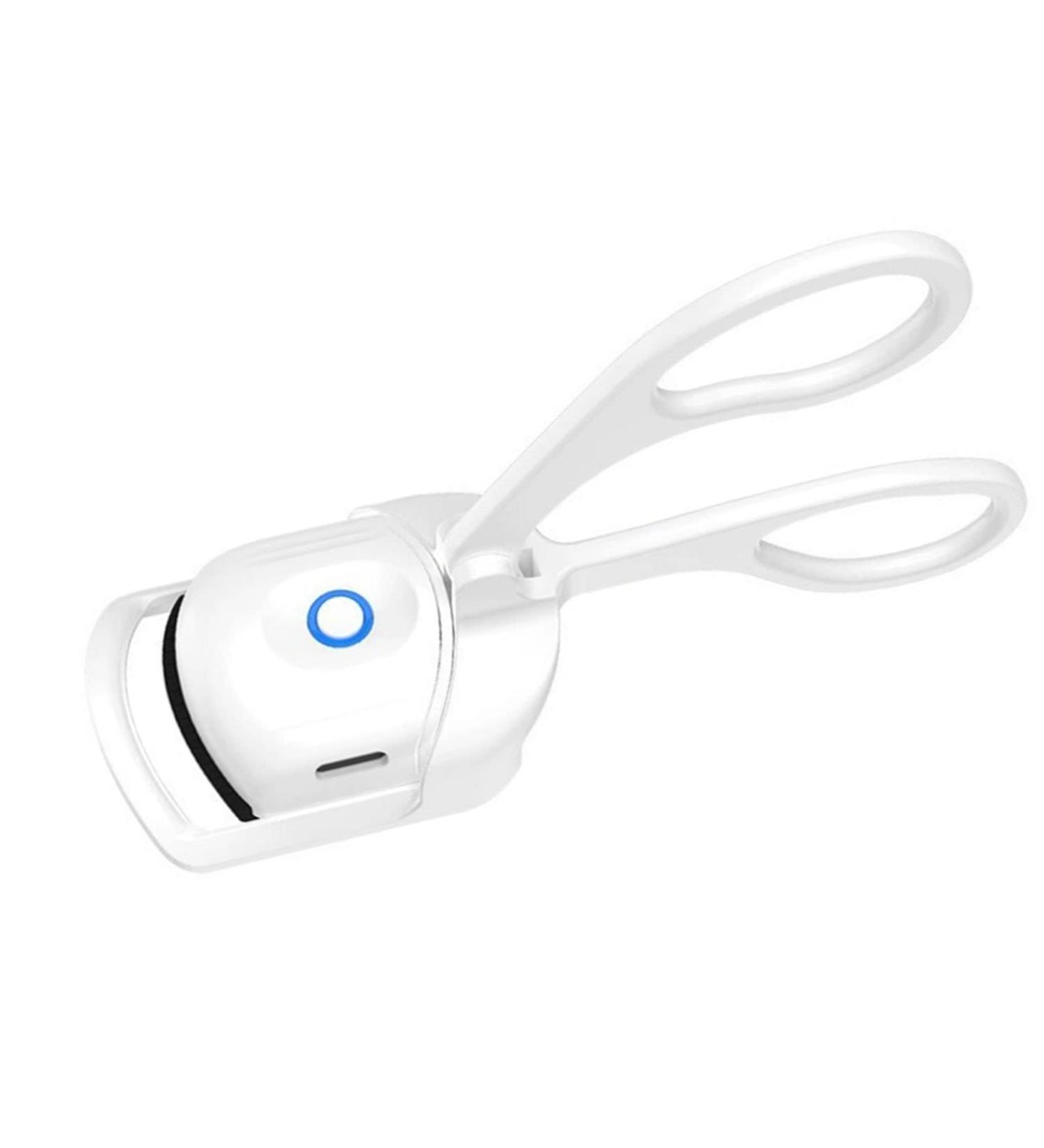 Verdant Touch Heating Eyelash Curler Heated Eyelash Curler with 2 Temperature Controls USB Charging 30 Seconds Heat Portable Lash Curler for Home White - Buy Online on SooperMarket.com