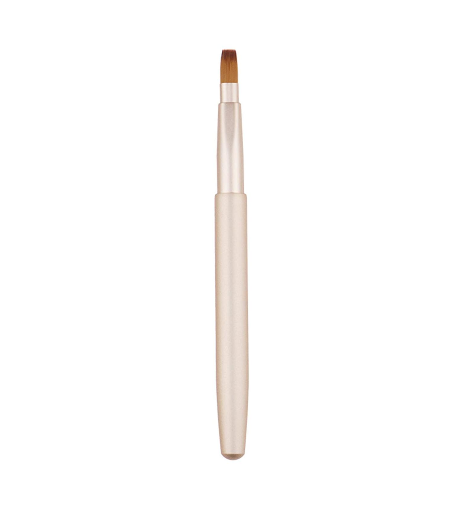 Travel Retractable Lip Brush Applicators Flat For Lipstick Gloss Creams Portable With Cap Professional Makeup Brush Tool Lipstick Brush Applicator Wands With Cap Retractable For Makeup Disposable Yellow - Buy Online on SooperMarket.com