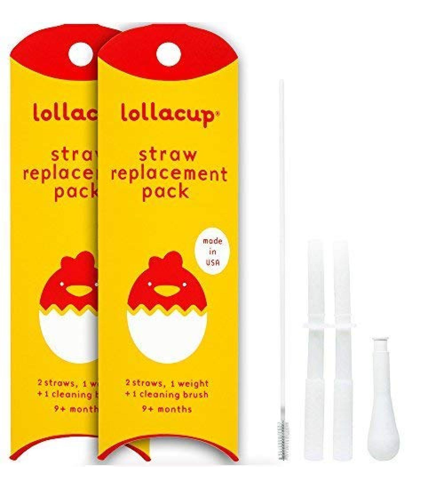 Lollaland Lollacup Straw Replacement Kit (2 Pack) - BPA-Free, Made in USA, Dishwasher Safe - Buy Online on SooperMarket.com
