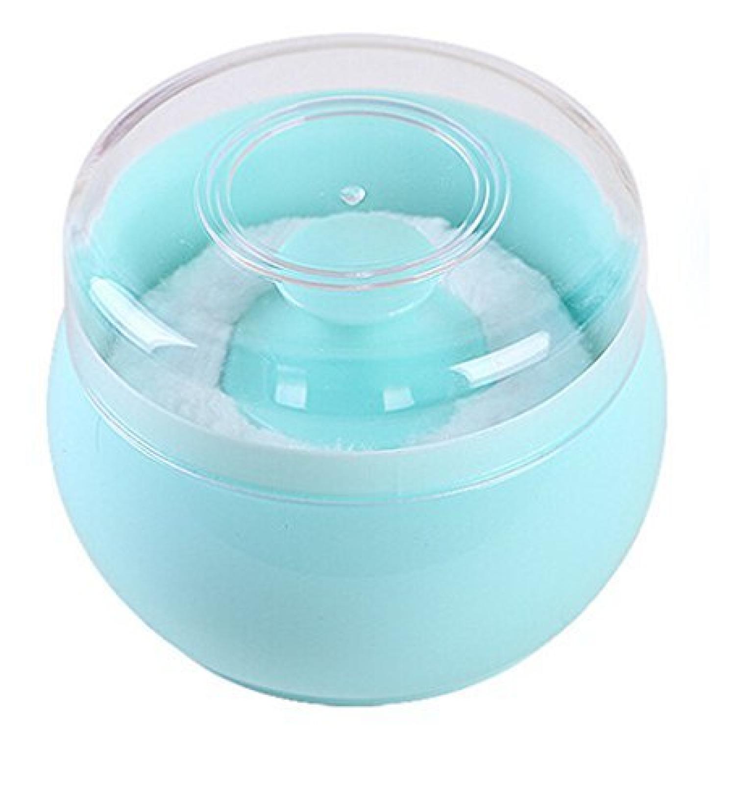 Topwon Baby Powder Puff Kit - Dusting Powder Container for Baby & Mom, Blue - Buy Online on SooperMarket.com