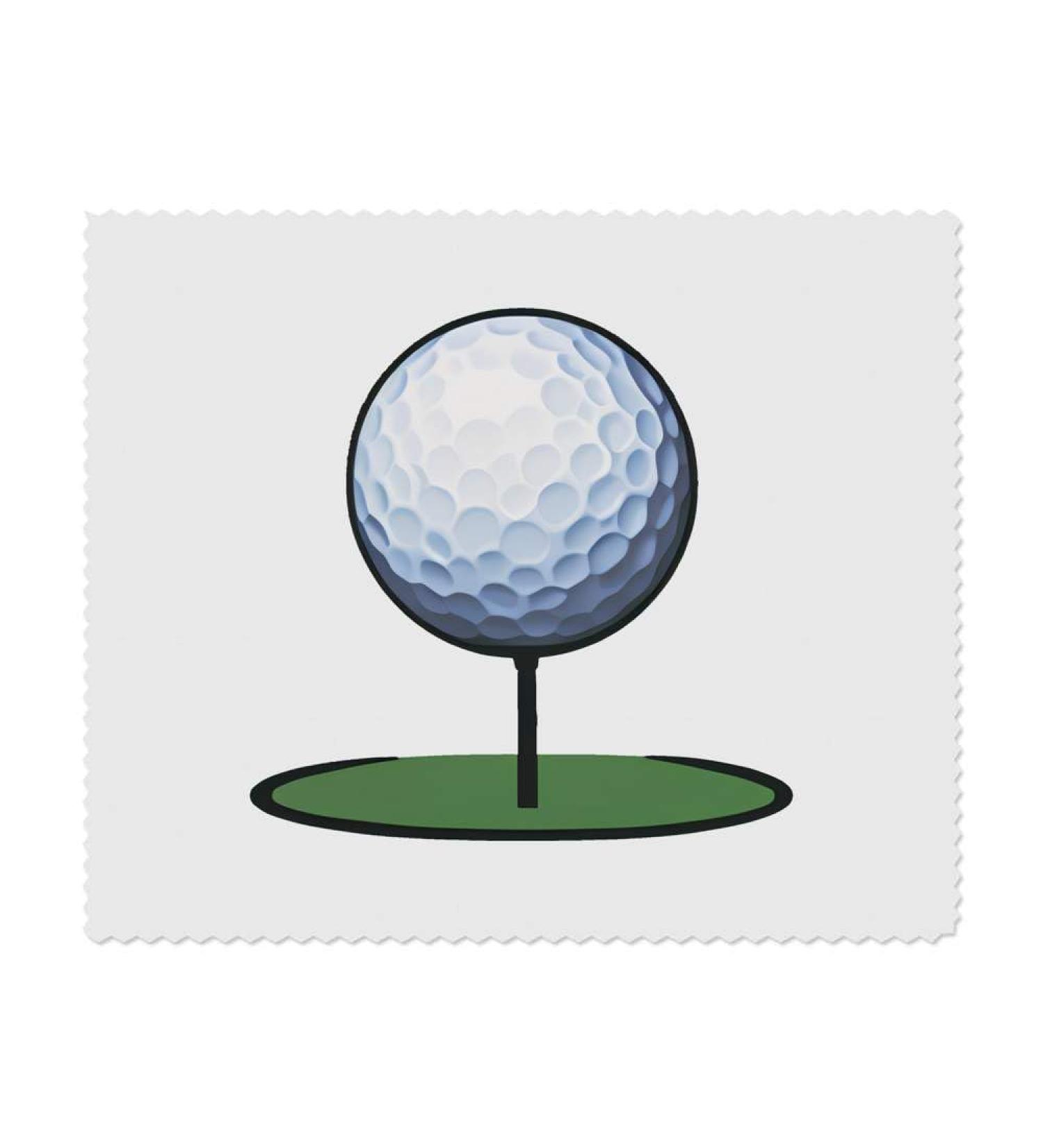 Buy 2 x Microfiber Cleaning Cloths for Glasses - Golfball Design | International Shipping Available - Buy Online on SooperMarket.com