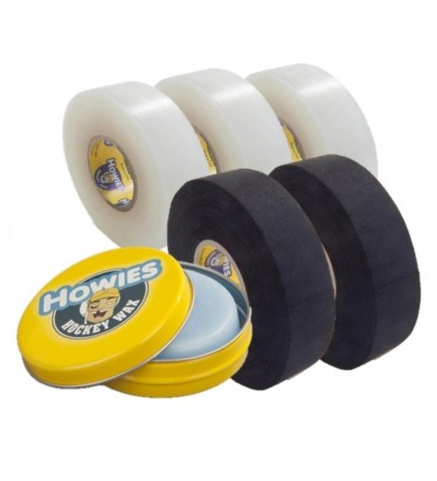 Buy 2X Profi Cloth Stick Tape (24mm Black) & 3X Shine Tape + 1X Hockey Wax - International Shipping Available! - Buy Online on SooperMarket.com