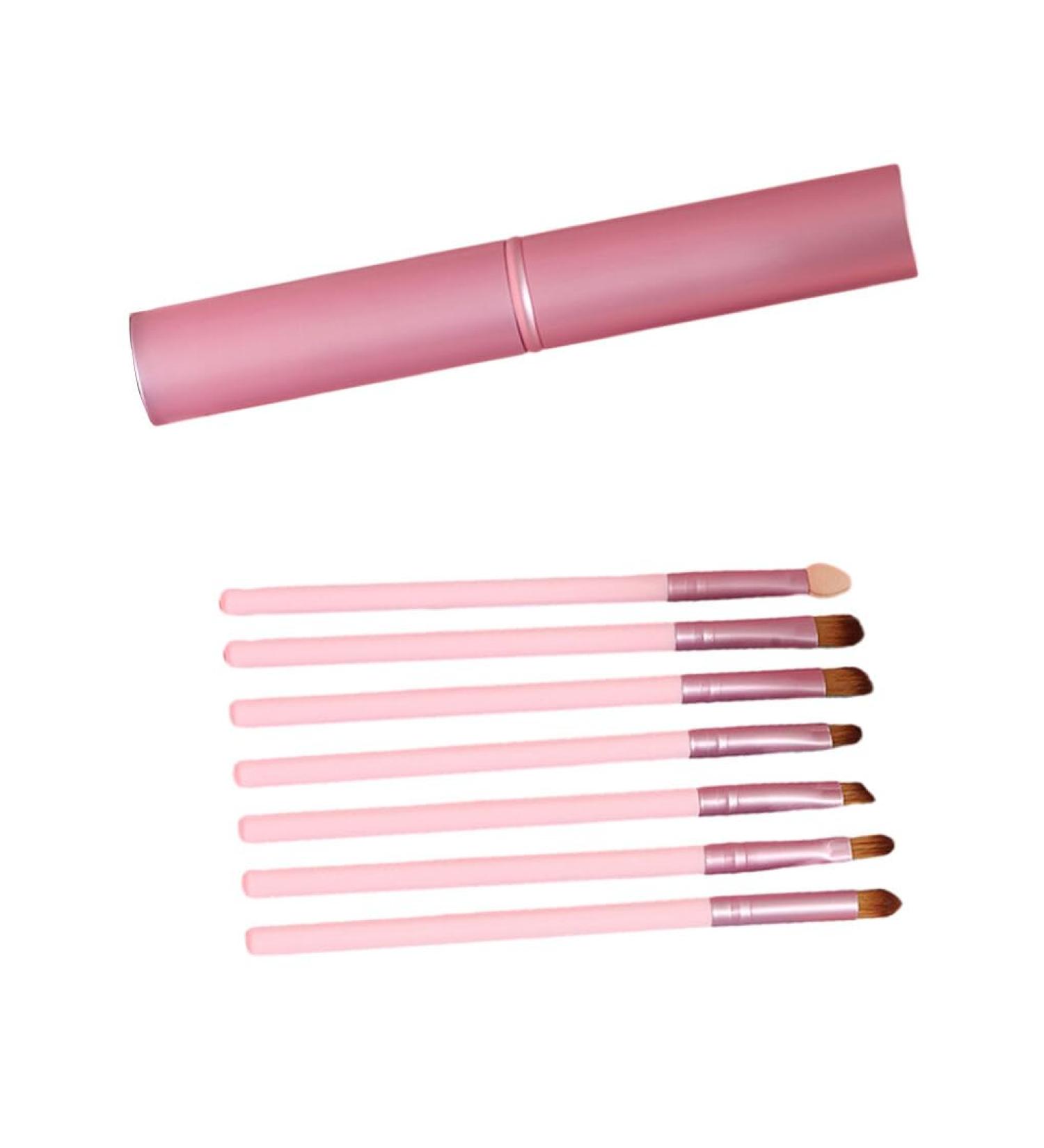 FIOERDTUIE 7 Pieces/Set Woman Girl Makeup Brush with Handle Powder Make Up Cosmetic Brushes Eye Shadow Soft Tool for Professional - Buy Online on SooperMarket.com