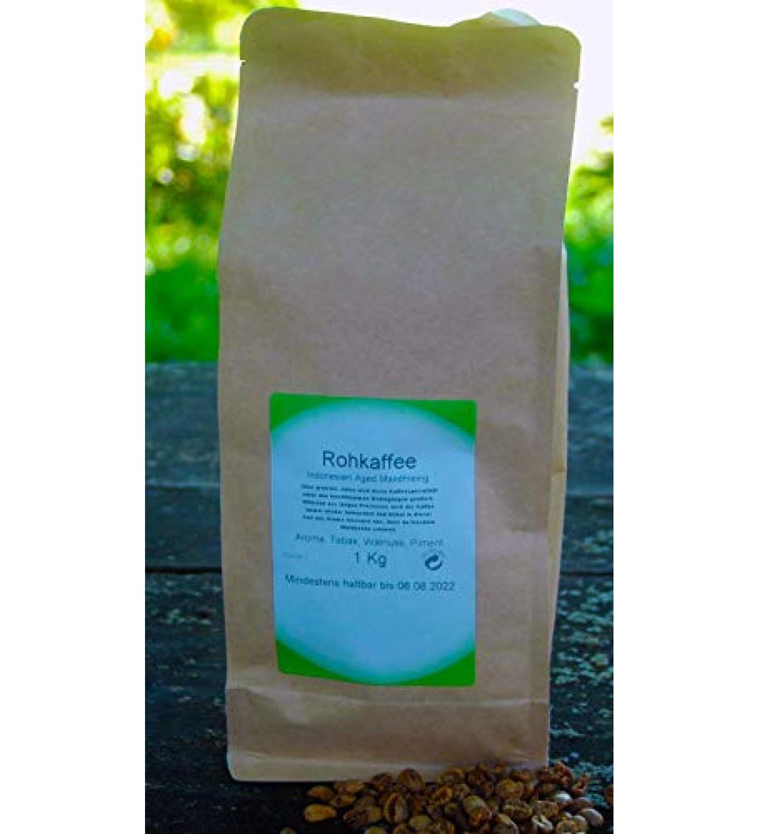 Naturix24 Green Coffee from Indonesia Aged Mandhleing 1 Kg