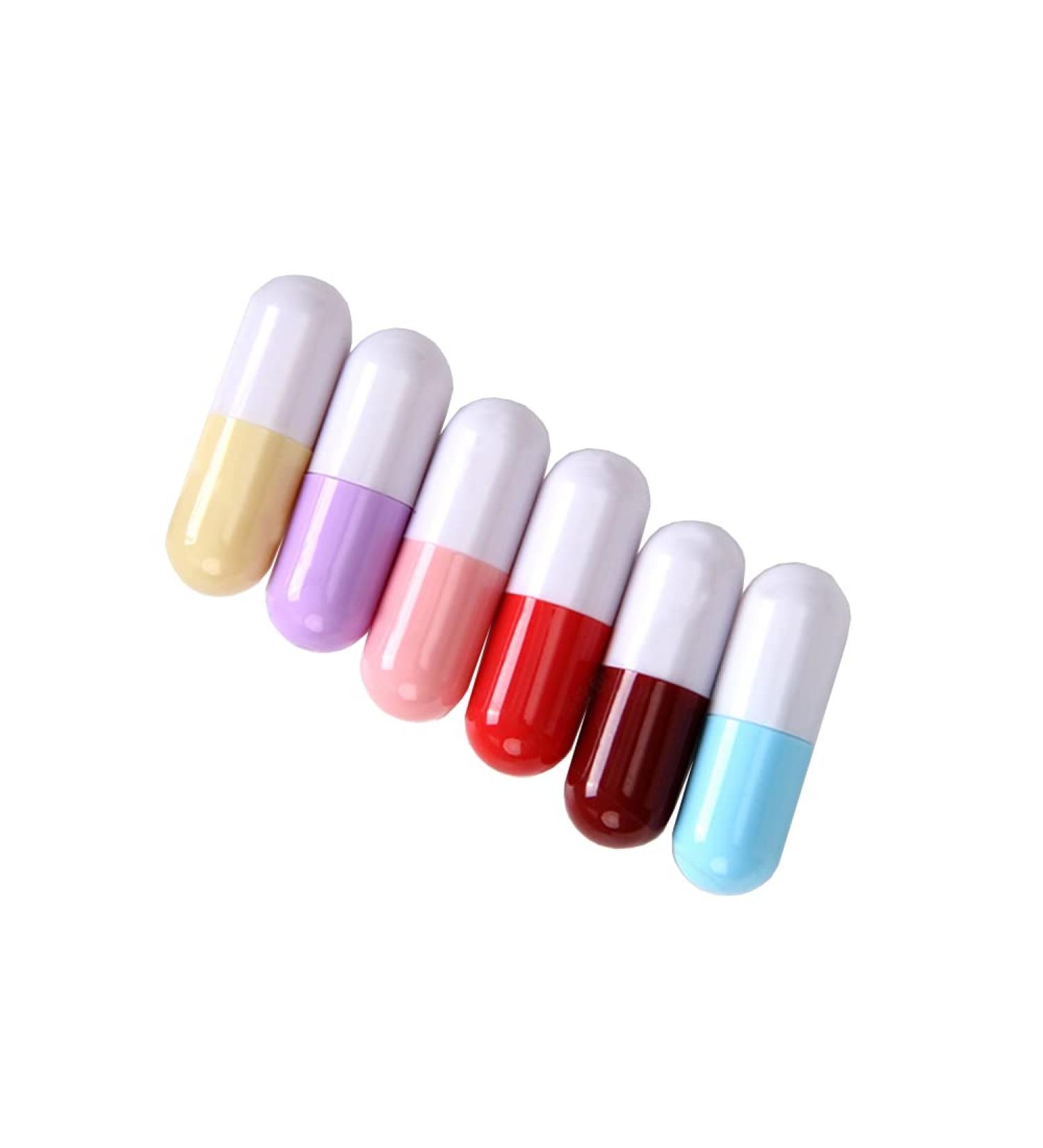 FSSTUD 10pcs Mini Capsule Lipstick Tubes - DIY Lip Balm & Cosmetic Containers for International Shipping - Buy Online on SooperMarket.com