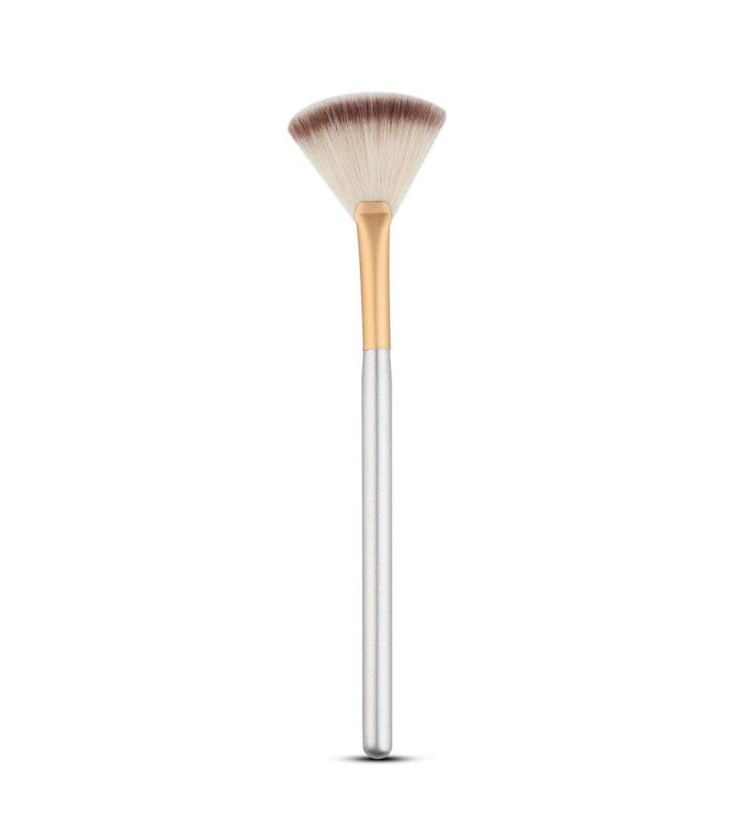 Makeup Brush Small Fan Shape Professional Powder Foundation Eyeshadow Blush Make Up Brush Cosmetics Tool 18.5 * 0.8 * 0.8CM Durable and Useful Durability and practicality - Buy Online on SooperMarket.com