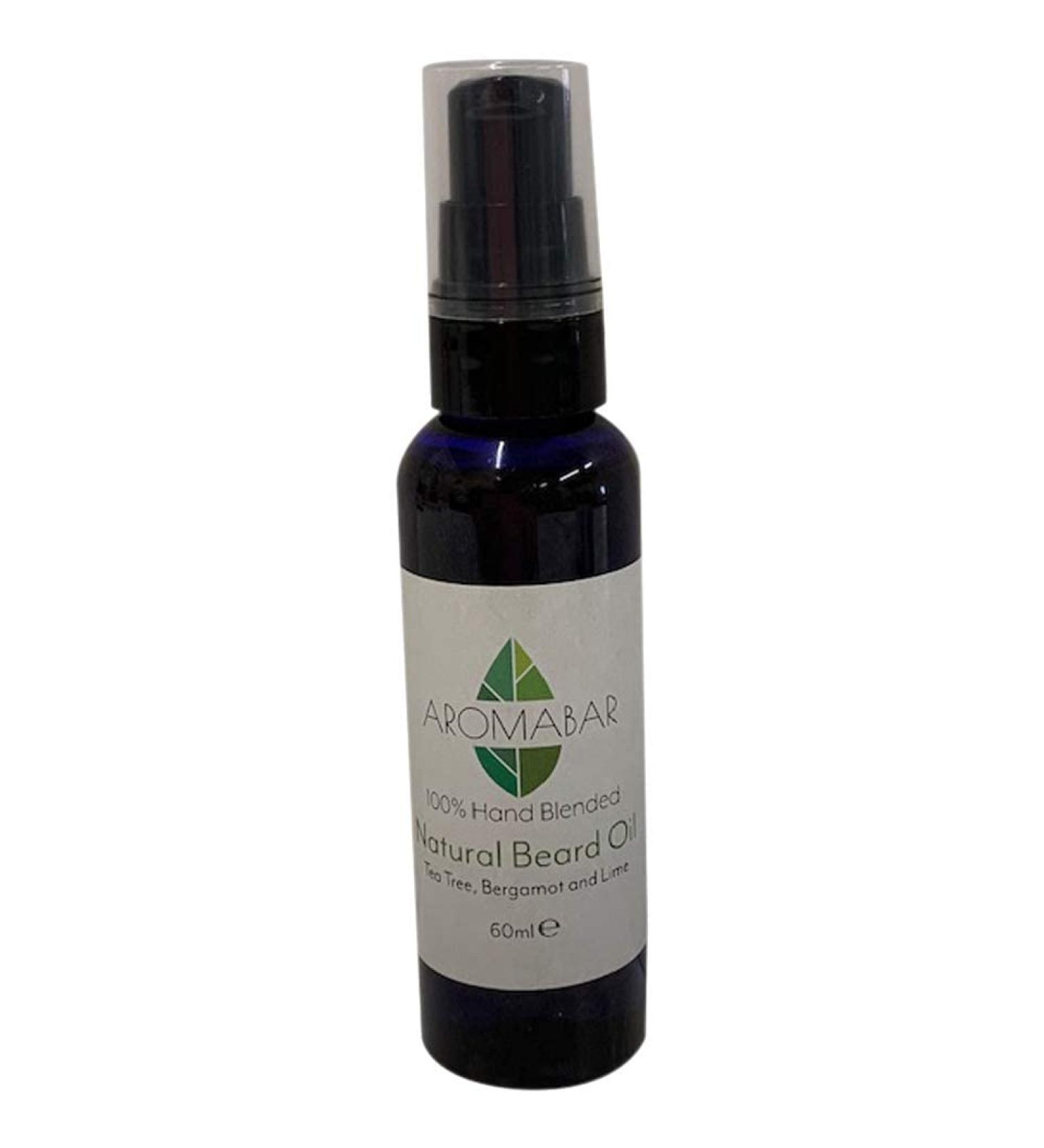 Beard Oil 60ml with Tea Tree Bergamot & Lime Natural Oils - Buy Online on SooperMarket.com