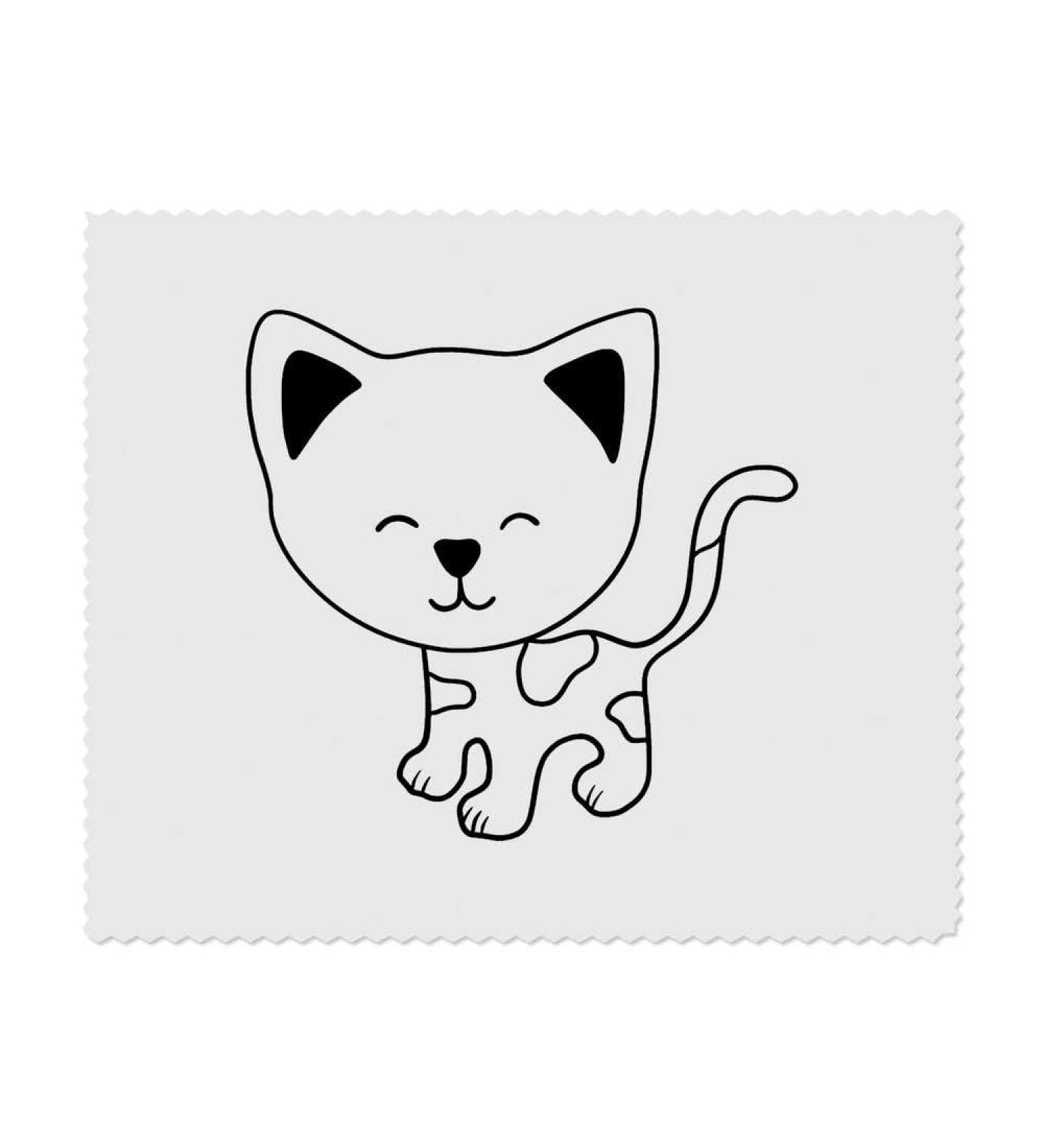 Buy Cute Kitten Microfiber Cleaning Cloths - Set of 2 for Effortless Cleaning | International Shipping Available - Buy Online on SooperMarket.com