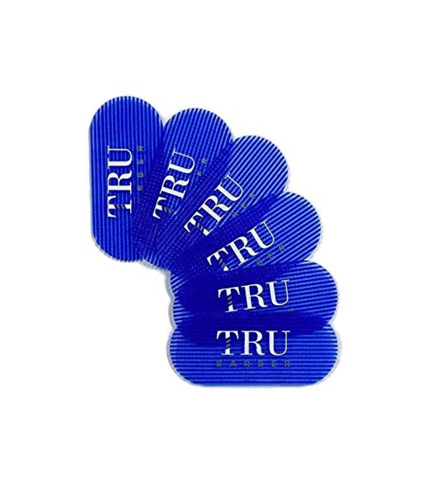 TRU BARBER Hair Grippers Bundle Pack - 6 Pieces Nonslip Hair Clips for Styling - Blue - Salon and Barber Essential - Buy Online on SooperMarket.com