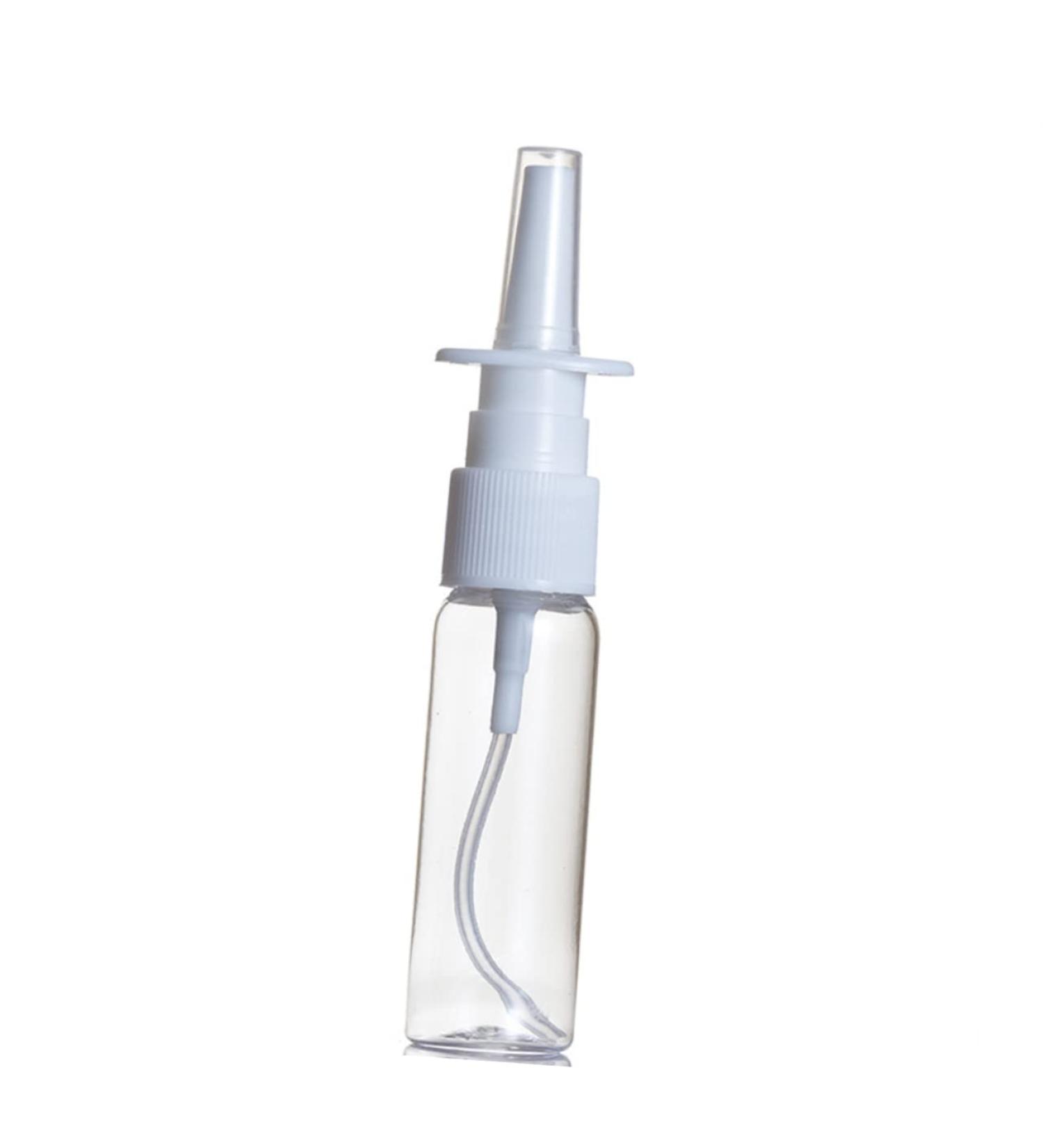 FOMIYES 10pcs Plastic Spray Bottles Set - Cosmetic, Nasal Wash, Lotion Pump, 13x2.5cm Transparent Blue Glass - Buy Online on SooperMarket.com