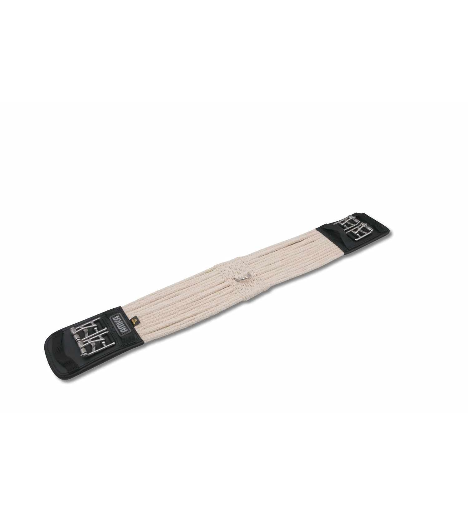 AMKA PRO Dressage Saddle Girth - Natural Cotton 50 | Premium Cord Girth for Optimal Comfort & Performance - Buy Online on SooperMarket.com