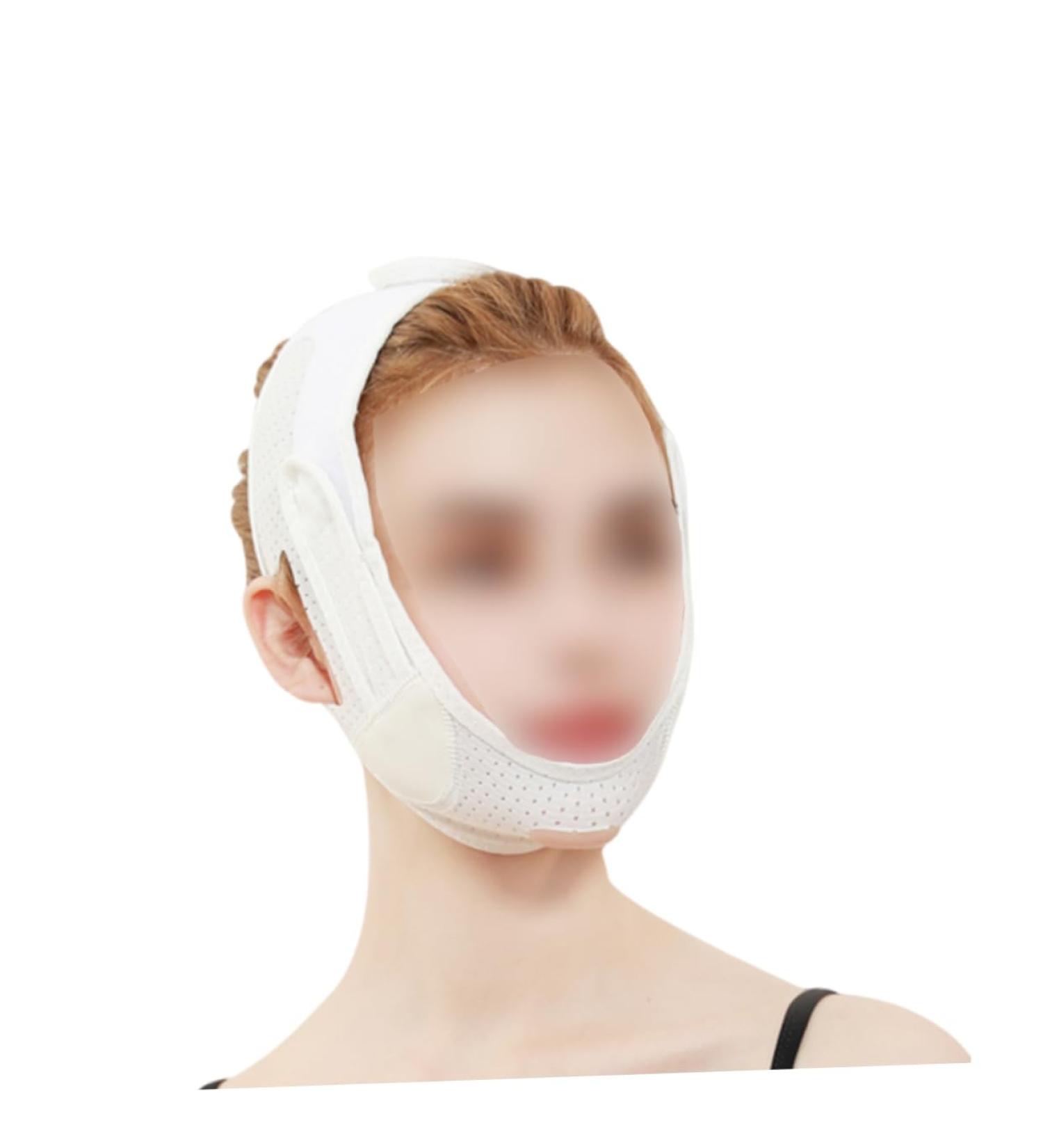 Didiseaon Chin Strap Chin Lift Band Facial Bandage Lifting Slimming Belt Face Lifting Band Face Lifting Belt Bandage Waist Tightener Tape Lift V Line Face Bandage - Buy Online on SooperMarket.com