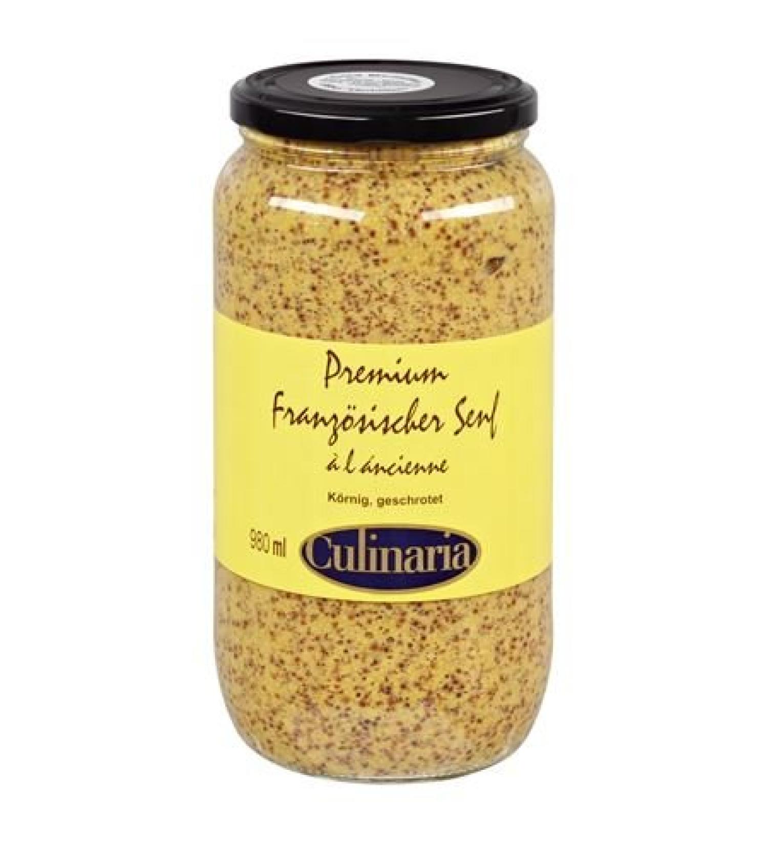 Premium Mustard Dijon coarsely ground 1000g Mustard 1 kg (1 pack)
