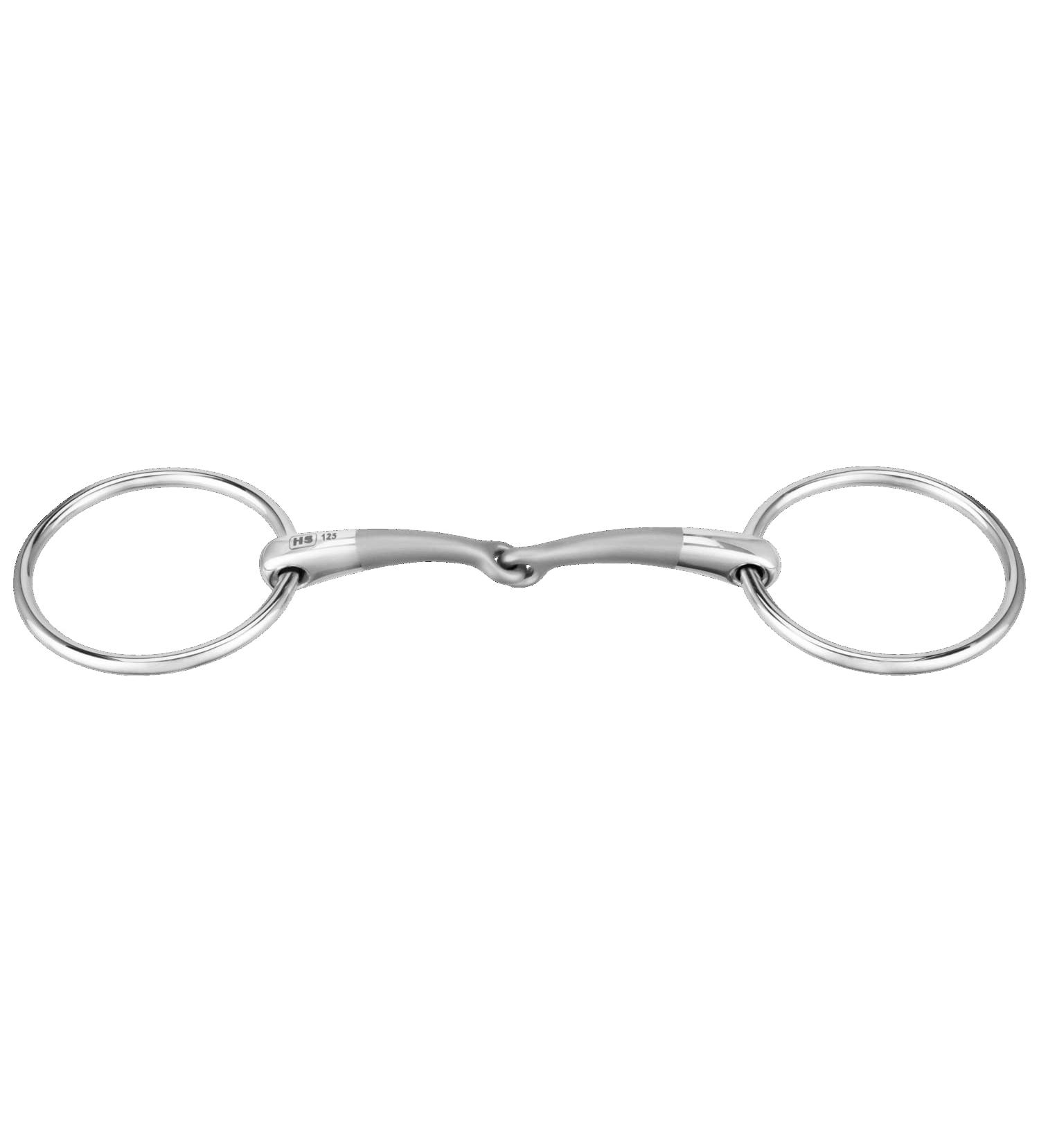 Sprenger SATINOX snaffle bit 14 mm single jointed - stainless steel 135 mm width