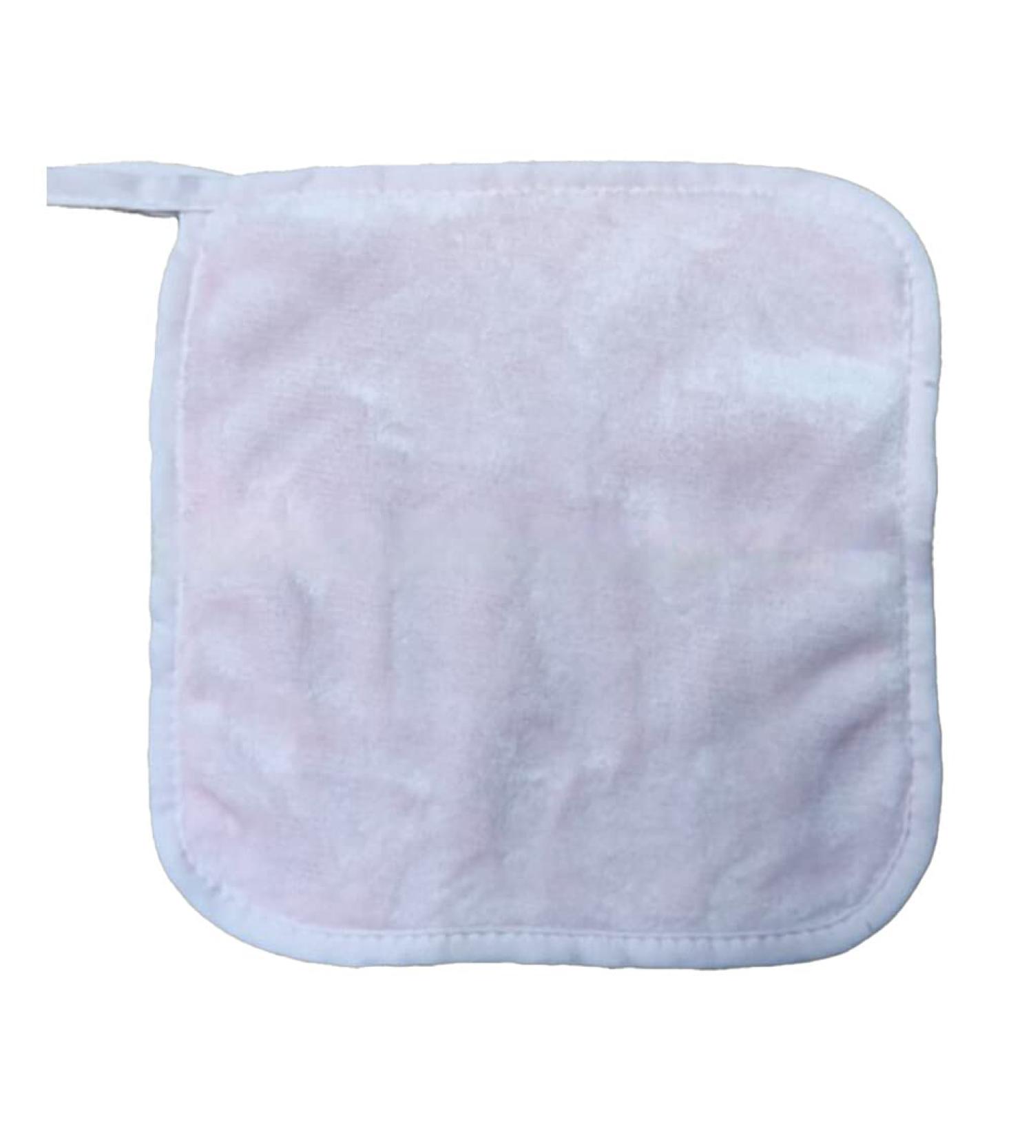 Dajidafu 10 Pieces Face Cleaning Cloth Reusable Washable Replacement Solid Color Hanging Girls Makeup Cosmetic Remover Pad Pink - Buy Online on SooperMarket.com