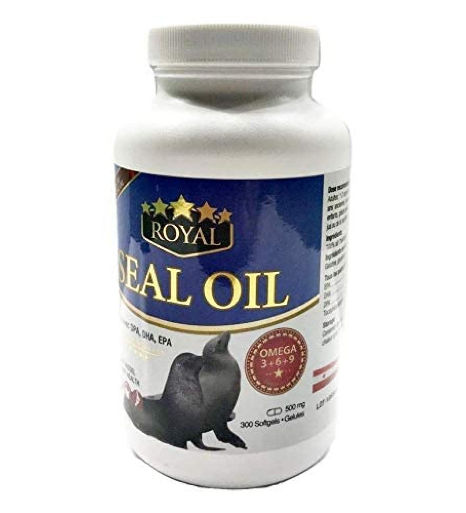 ROYAL. Seal Oil OMEGA-3+6+9 (300 Softgels) 300 count (Pack of 1) - Buy Online on SooperMarket.com