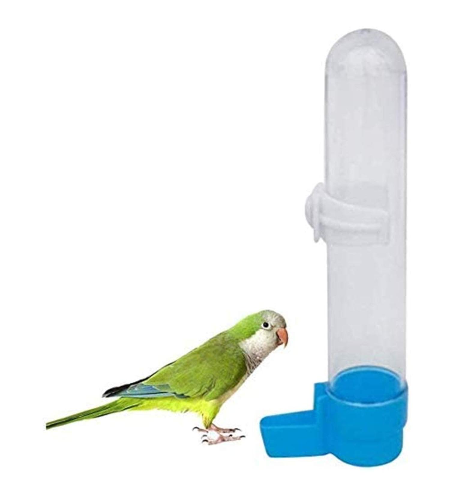 Bird Food Water Dispenser Bird Water Bottle Parrot Automatic Water Feeder Water Drinker Food Feeder Waterer Clip Feeder Cage Accessories for Parrot Budgie Lovebirds Cockatiel Parakeet Cockatoo - Buy Online on SooperMarket.com