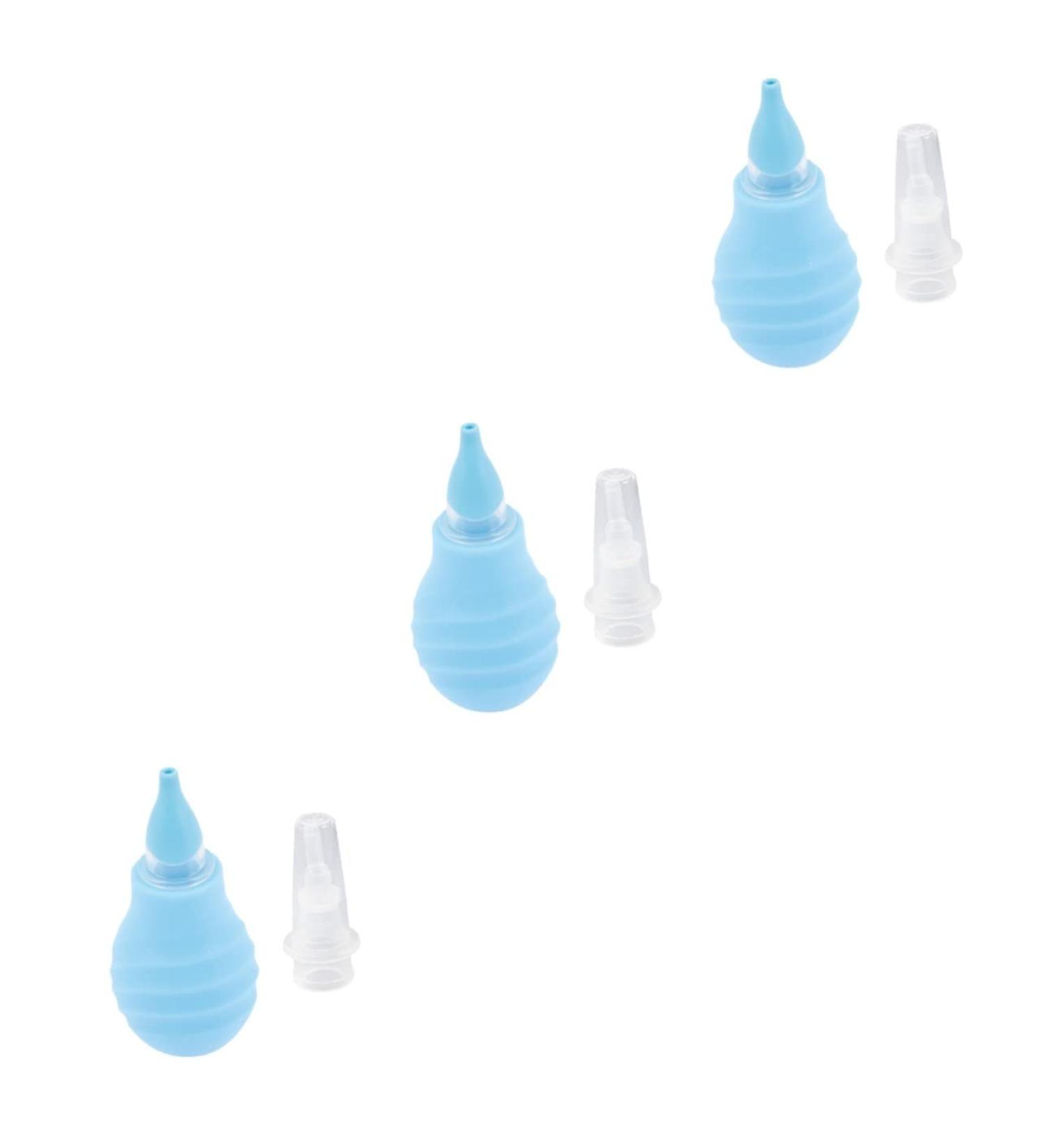 Kisangel Infant Nose Aspirator 3pcs - Baby Nasal Aspirator for Cleaner Nose - 8.6x4.2cm - Buy Online on SooperMarket.com