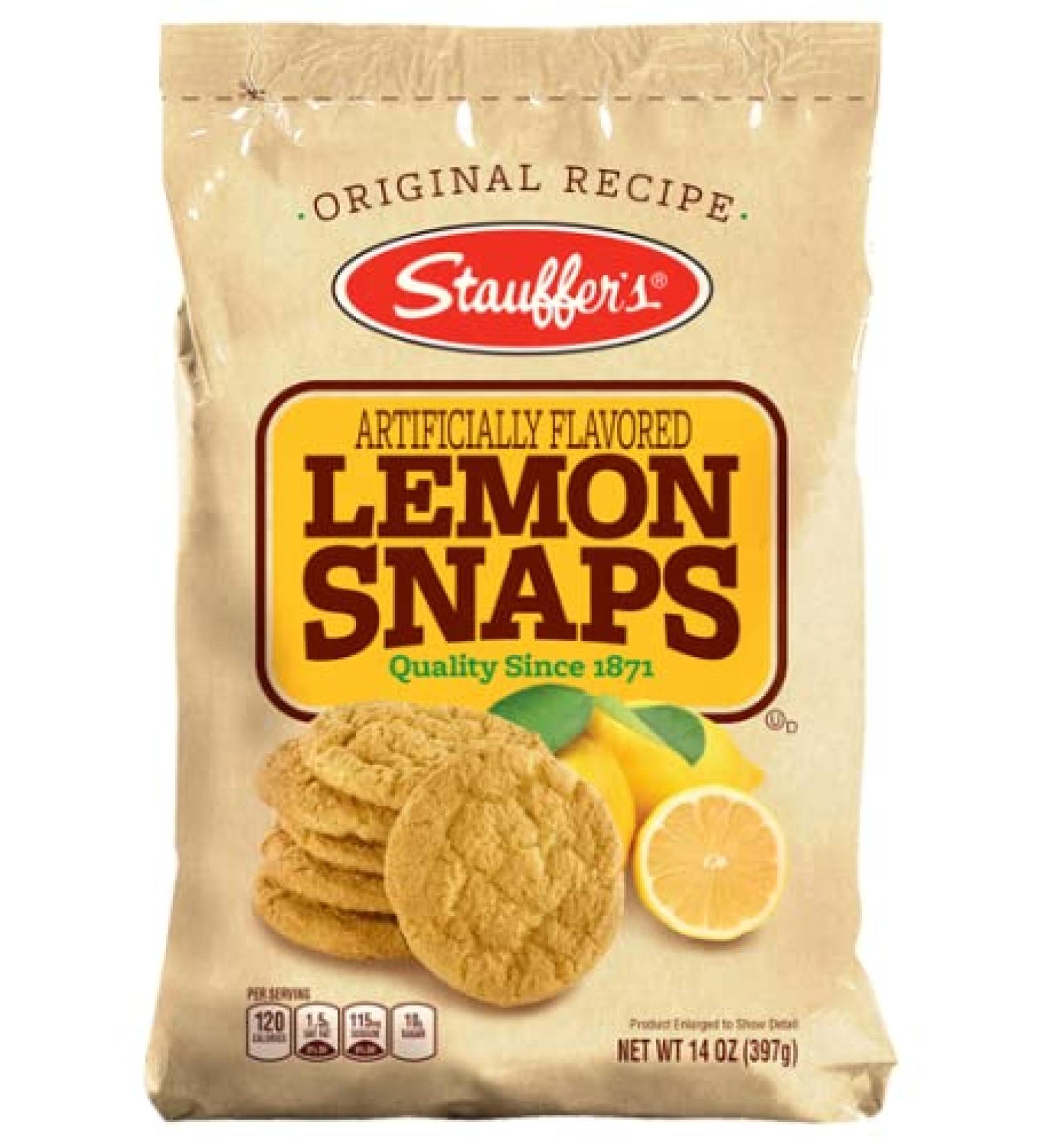Stauffer's Original Recipe Lemon Snaps 14 oz. Bags - Pack of 3 - Buy Online on SooperMarket.com