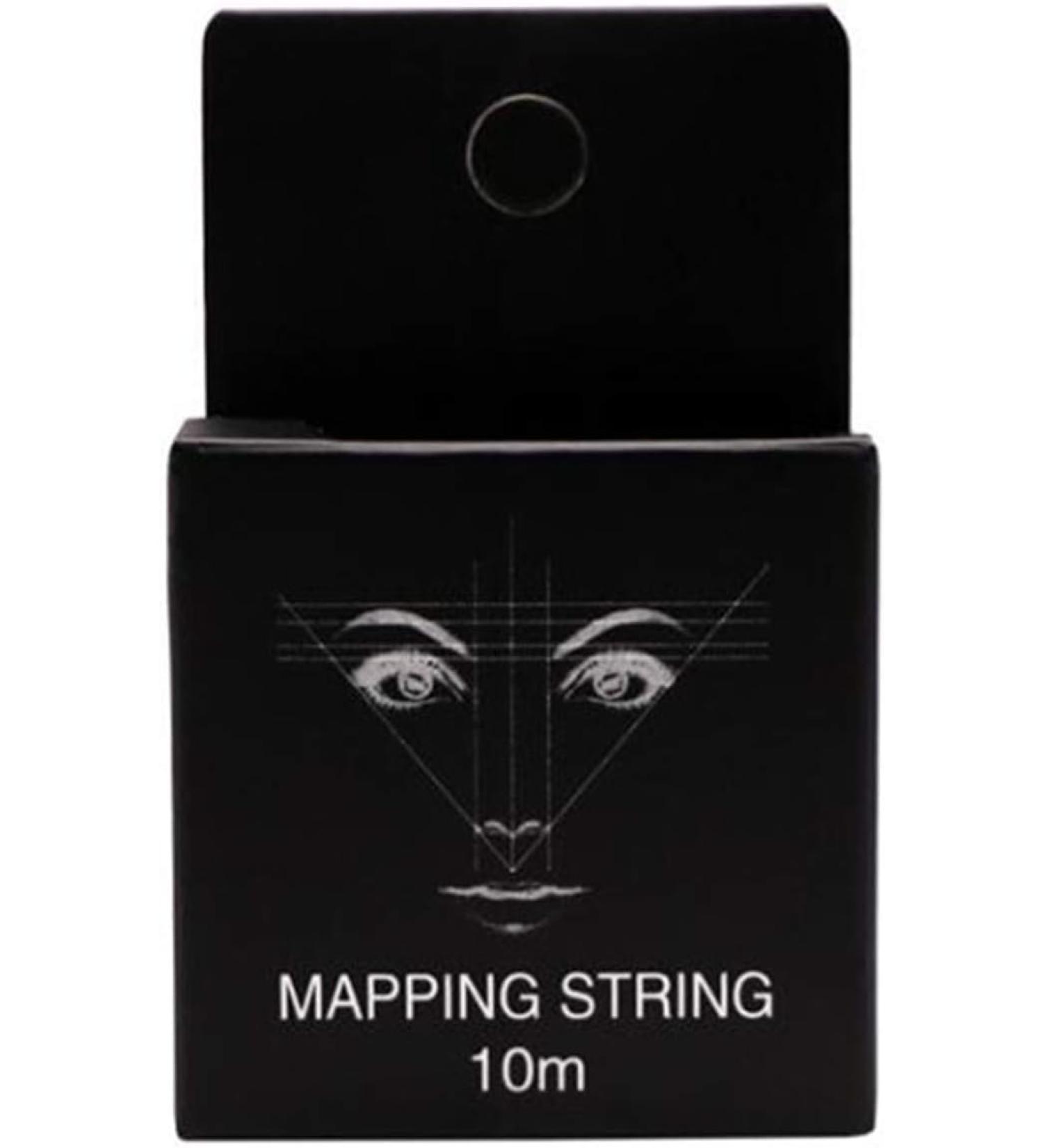 10M Black Pre-Inked Mapping String for Eyebrow Mapping | Permanent Makeup Beauty Essentials - Buy Online on SooperMarket.com
