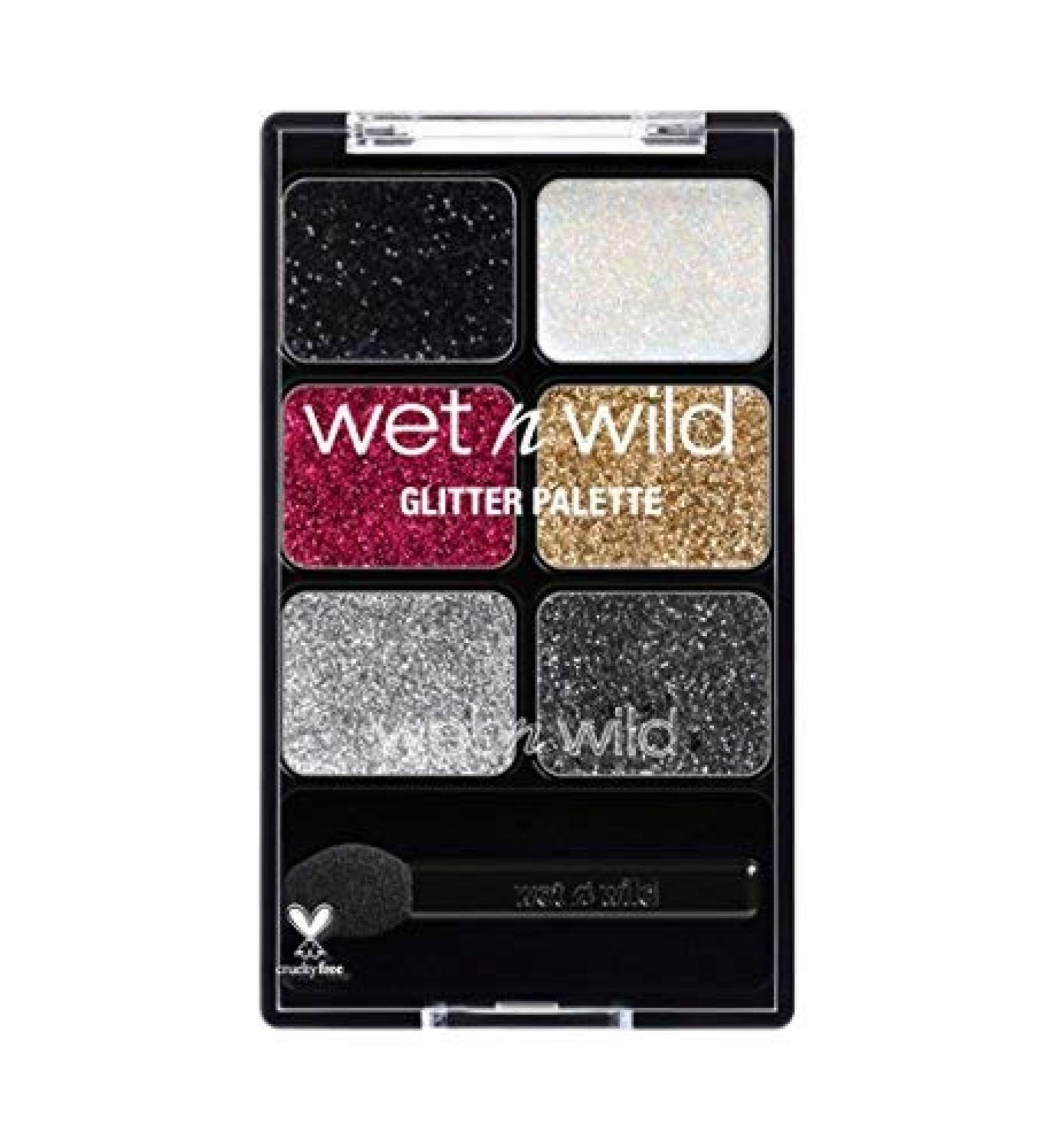 wet n wild Fantasy Makers Glitter Shimmering Eyeshadow Palette Heavy Metals