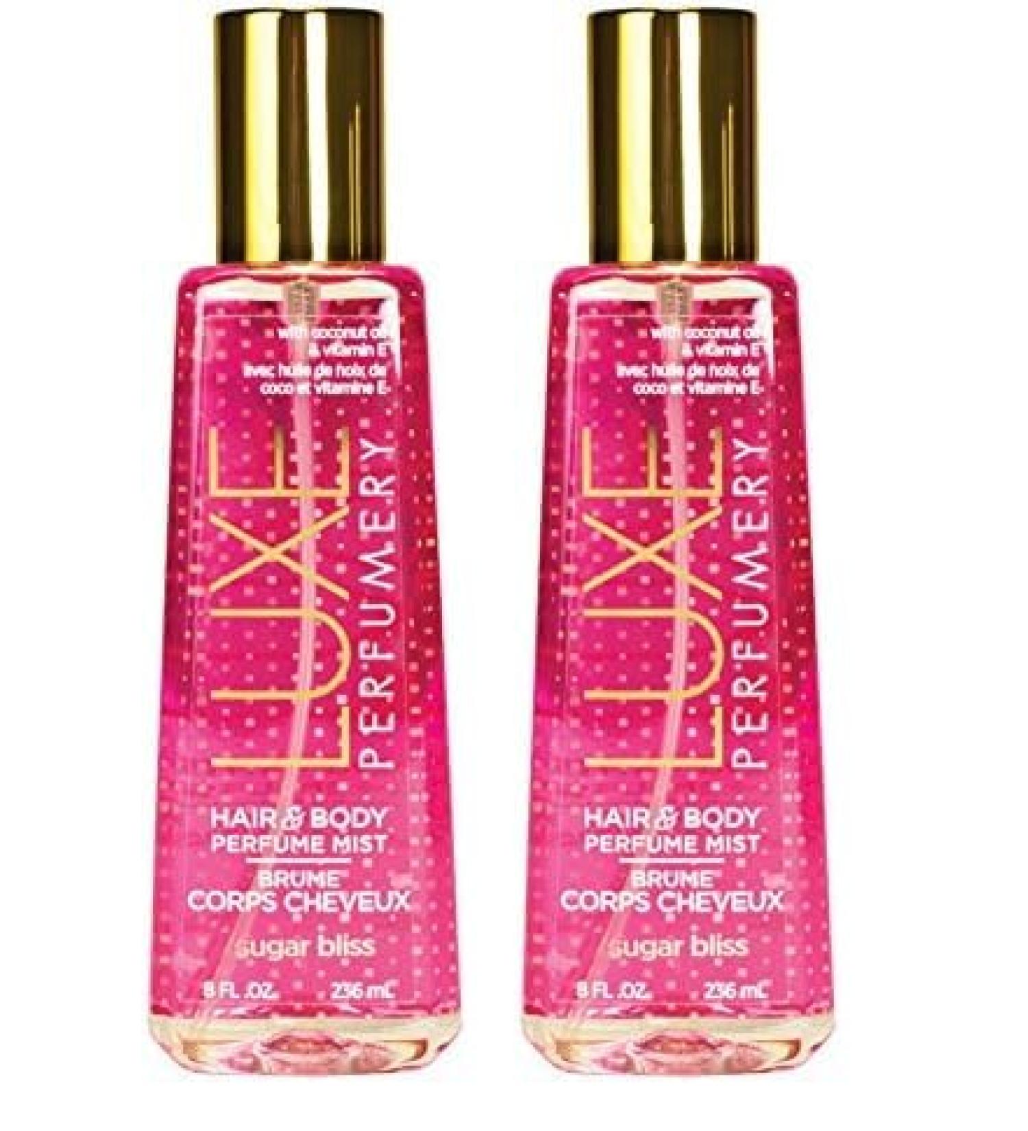 Luxe Perfumery Hair & Body Perfume Mist Sugar Bliss 8.0 fluid ounce (F98430-15-SG) (Pack of 2) - Buy Online on SooperMarket.com