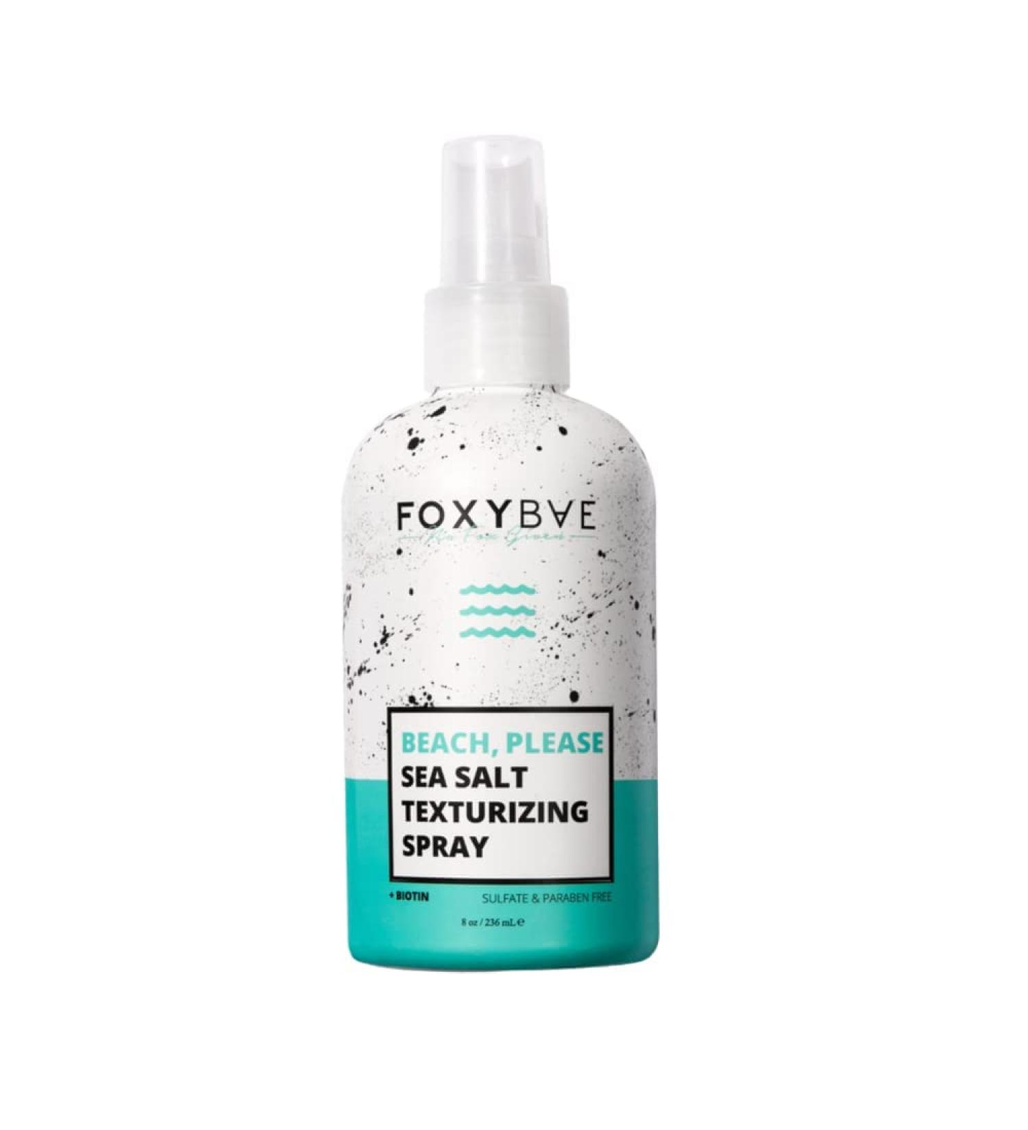 FoxyBae Beach Please Sea Salt Texturizing Spray 8 oz with Perfume/Cologne Samples - Buy Online on SooperMarket.com