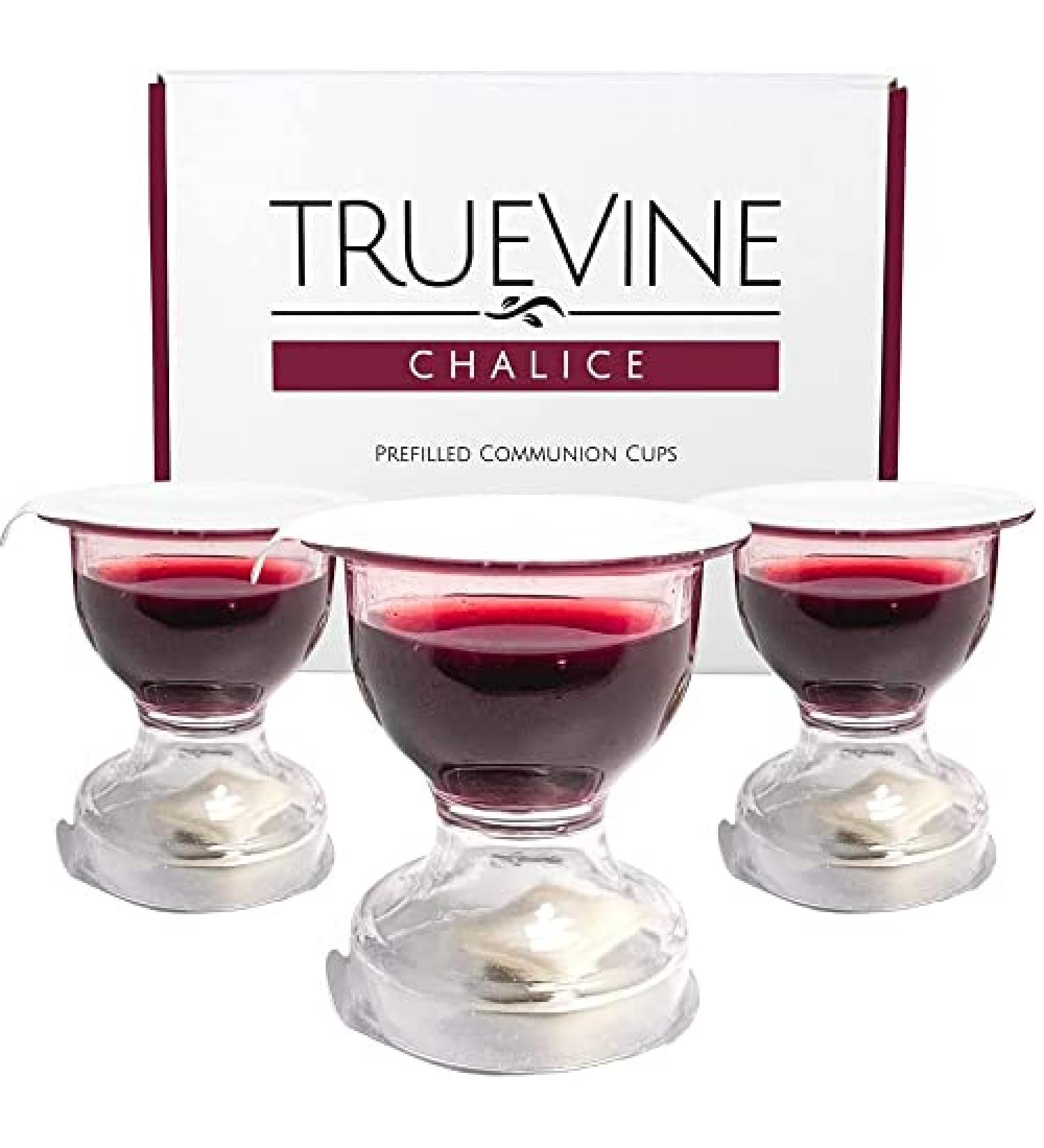 TrueVine Chalice Prefilled Communion Cups and Wafer Set - 1000 Count Pack - Easy-Open Communion with Bread & Juice - Fresh and Convenient for Your Service - Buy Online on SooperMarket.com