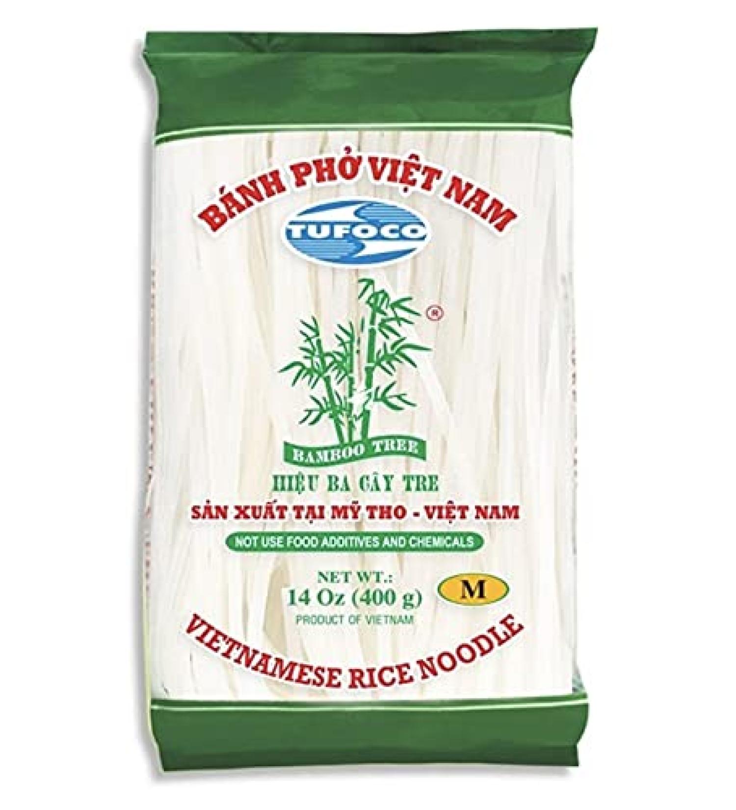 Bamboo Tree Vietnamese Rice Noodles Size Medium 3mm (1 x 400g)