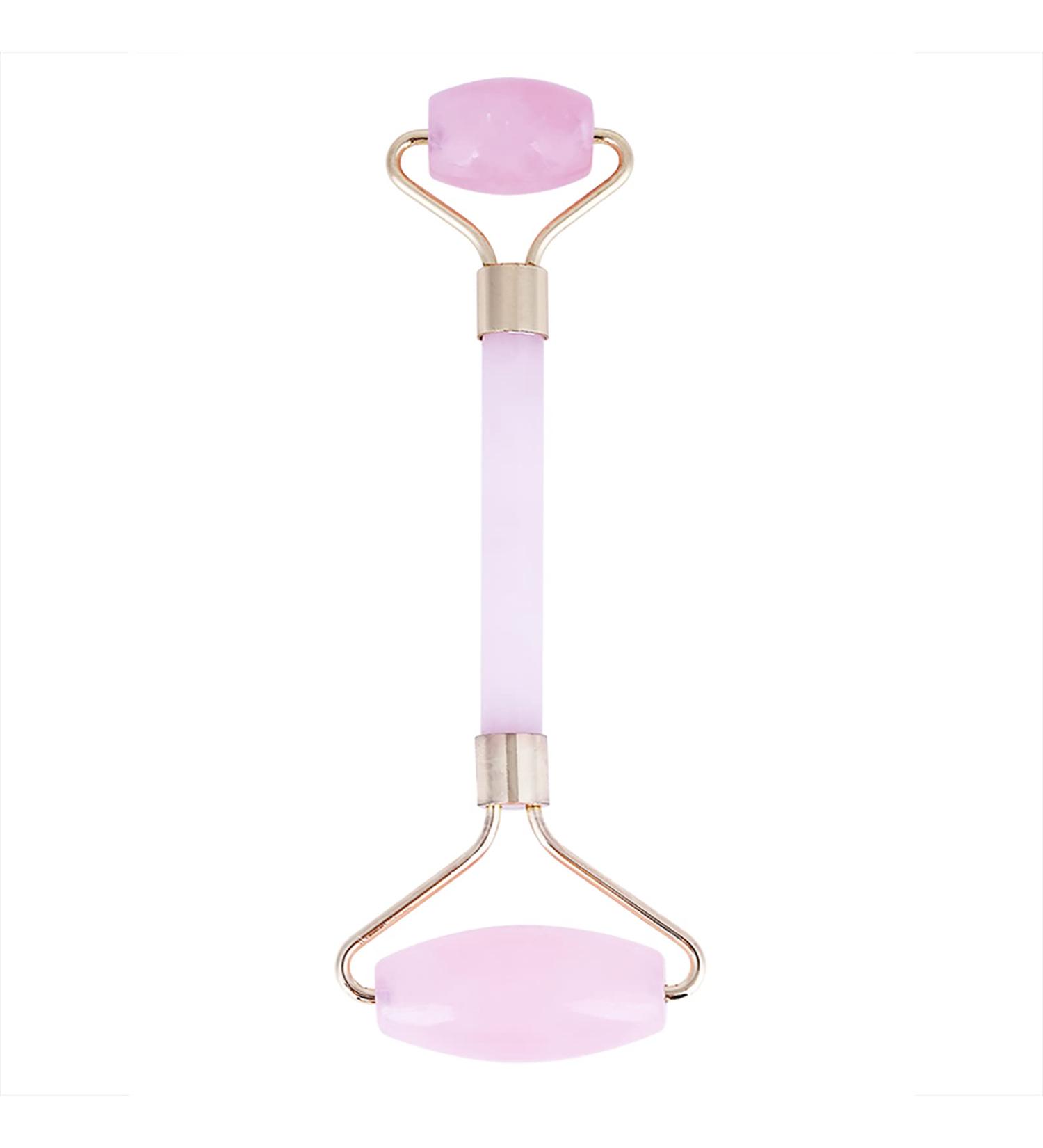 Buy Jade Roller & Rose Quartz Face Massage Roller - Slimming Beauty Tool for Glowing Skin - Buy Online on SooperMarket.com