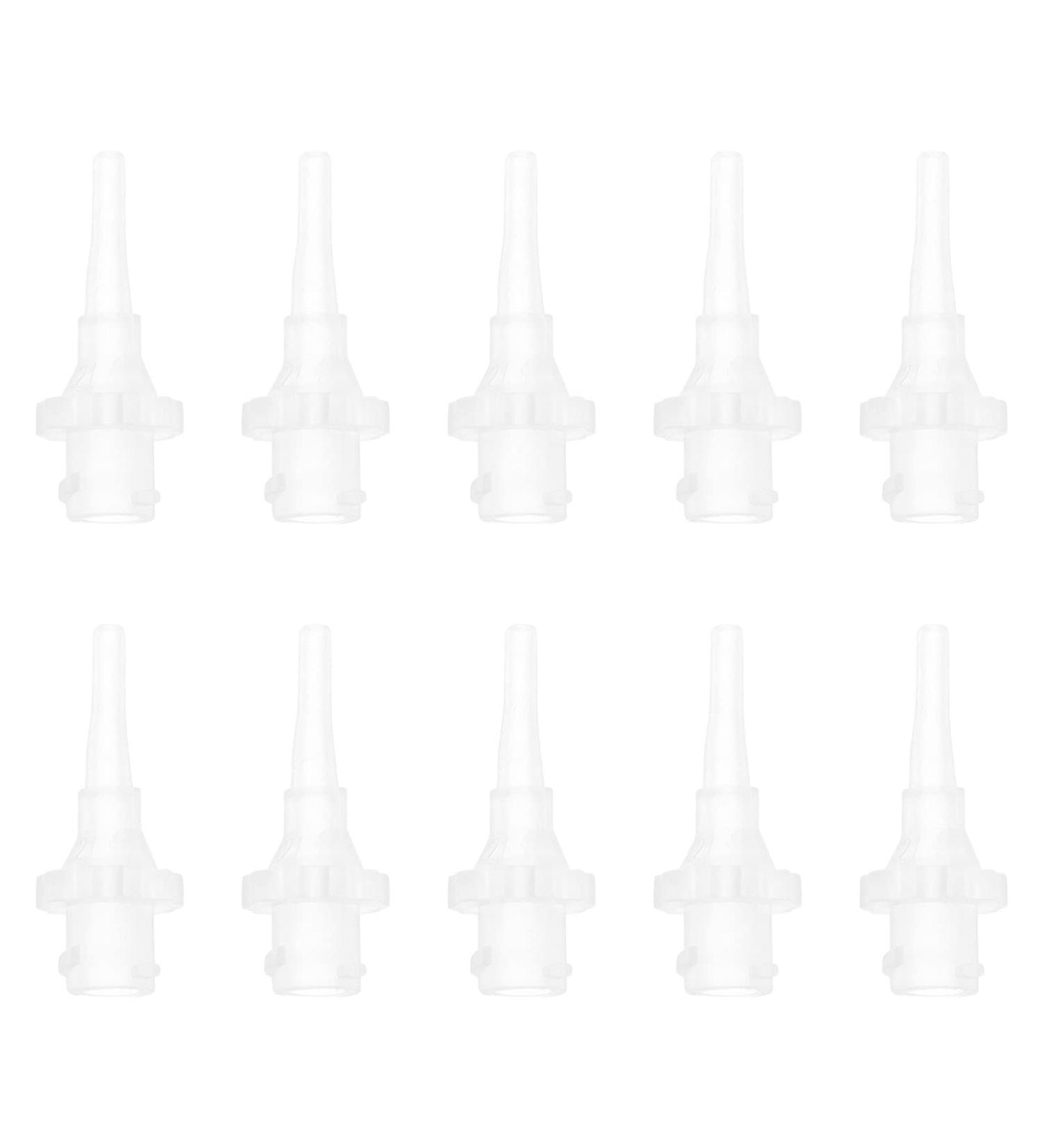 10pcs System Easy Tubes Replacement Earwax Removal Tips - Disposable Transparent Tips for Portable Ear Irrigation System - Buy Online on SooperMarket.com