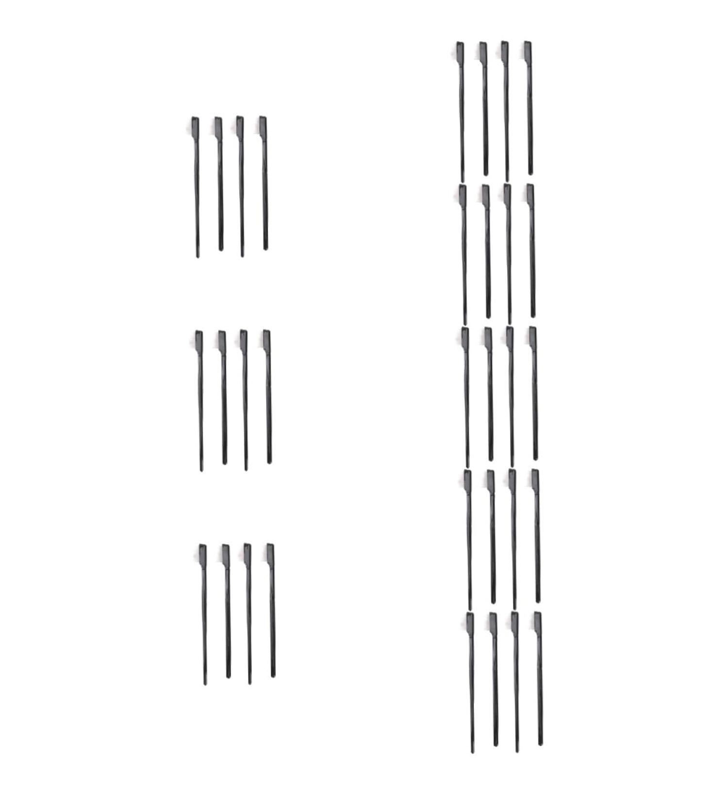NOLITOY 32 Pcs Eyelash Comb & Makeup Brush Set | Multifunction Eyebrow & Lash Separator Tool | Portable Steel Shaping Tools for Perfect Eyelash & Brow Curls - Buy Online on SooperMarket.com