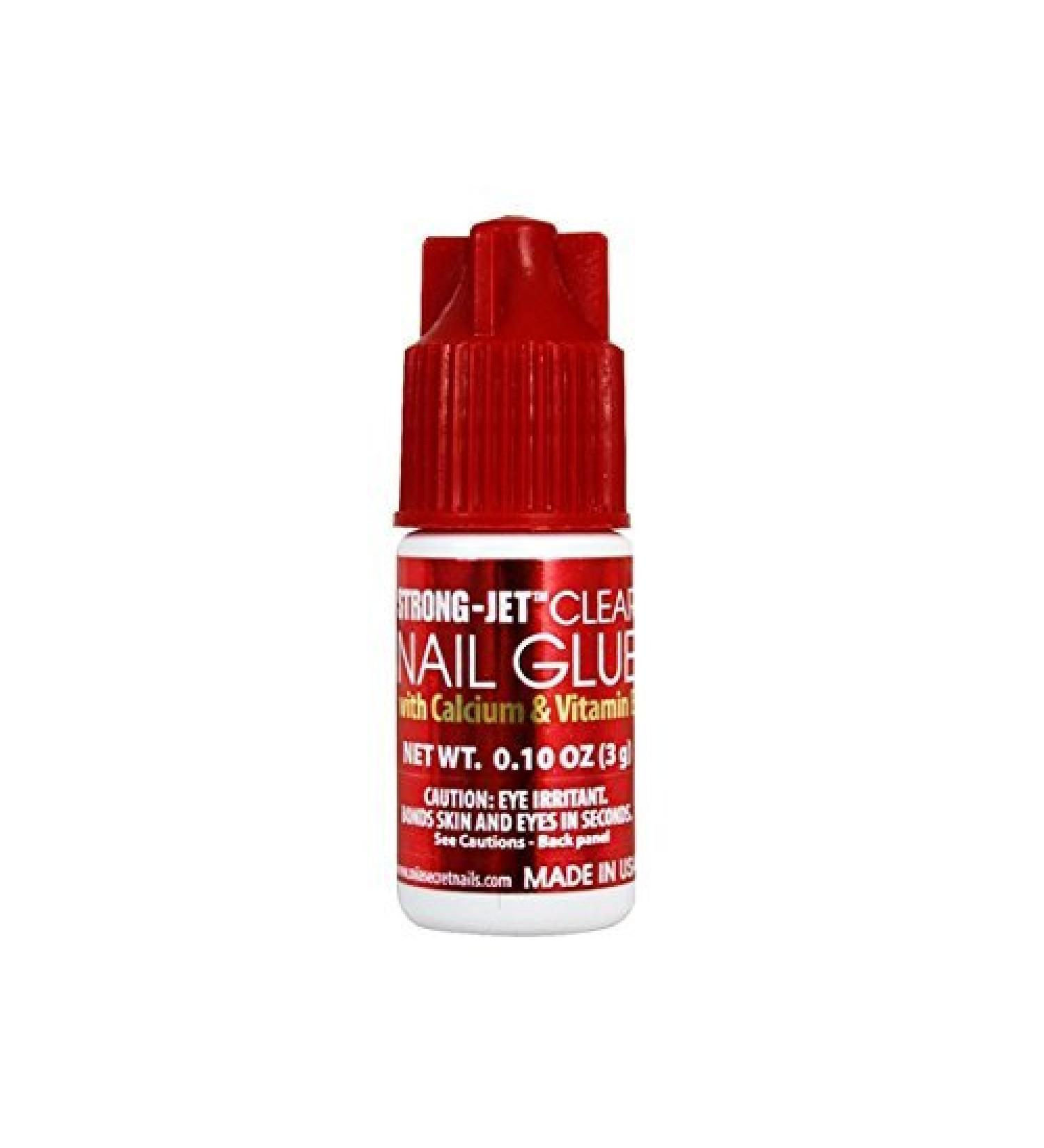 3pcs Mia Secret Strong-Jet Clear Drop On Nail Glue - Fast Drying and Long Lasting