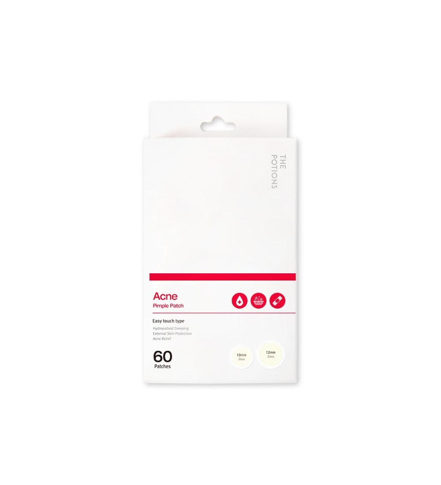 Buy The Potions Acne Pimple Patch - Hydrocolloid Spot Patches for Blemishes & Breakouts | 36 Count 10mm & 24 Count 12mm | Korean Skin Care | International Shipping - Buy Online on SooperMarket.com