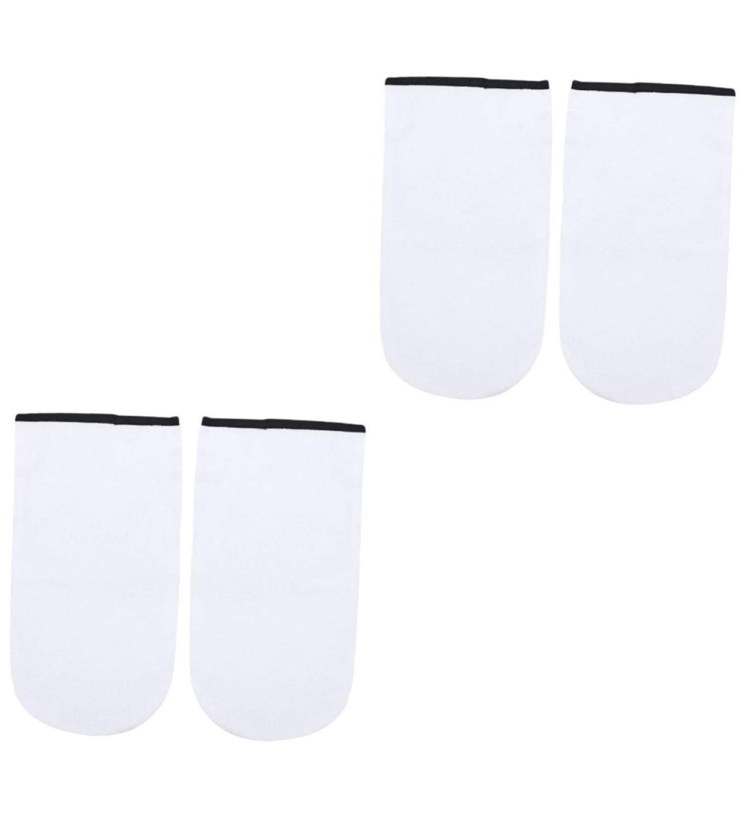 minkissy 4 Pairs Bath Gloves Gel Gloves Hand Treatment Mitts Moisturizing Gloves Overnight Mittens Wax Gloves Hand Moisturizer Gloves Insulated Gloves Hand Wax Soft White - Buy Online on SooperMarket.com