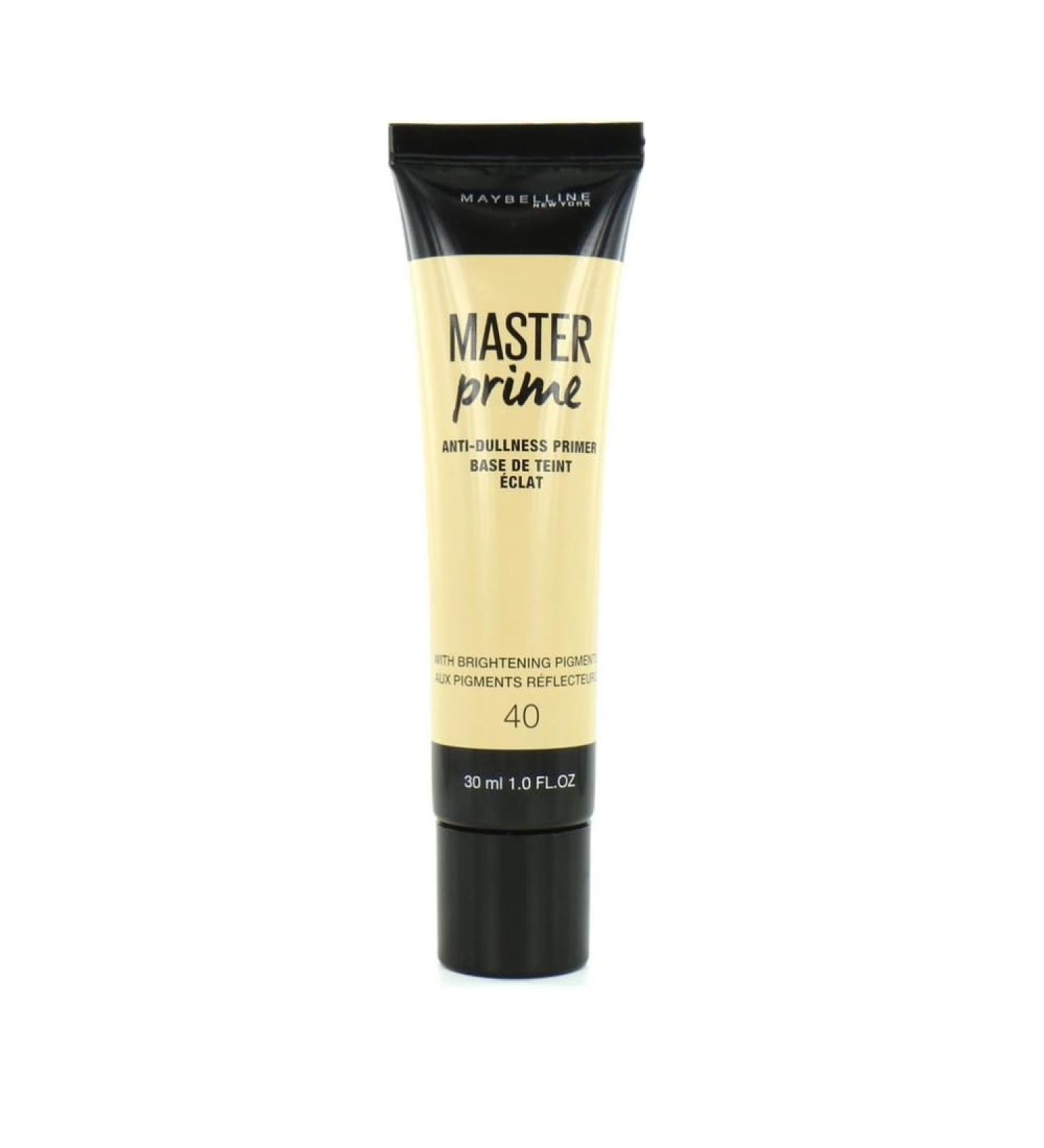 Maybelline Master Prime Anti-Dullness 40 - 30ml (1 Pack) | Boost Radiance & Glow - Fast International Shipping - Buy Online on SooperMarket.com